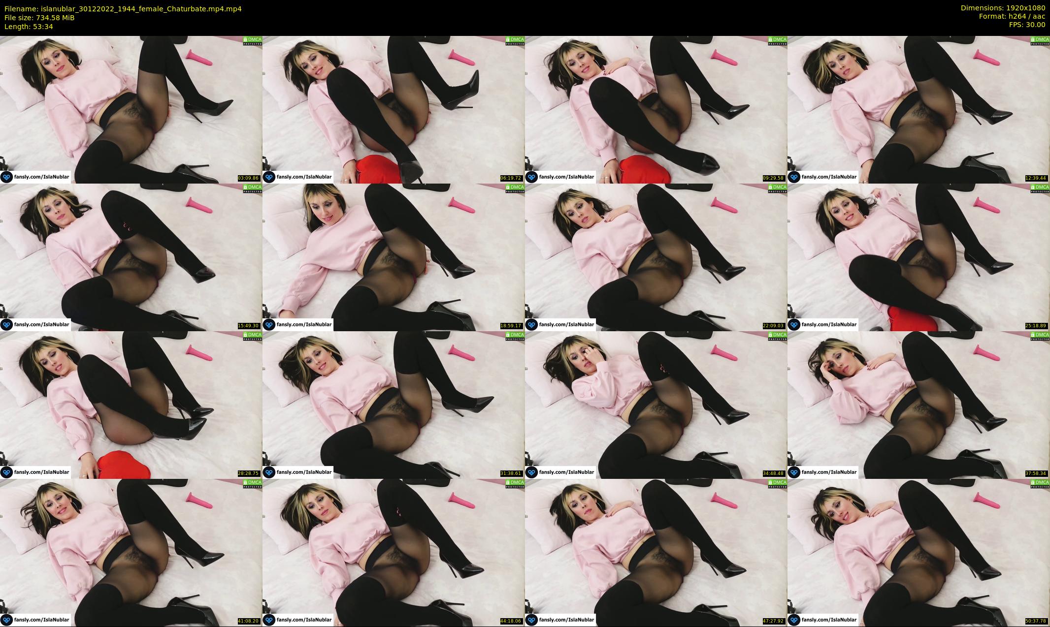 islanublar — 54 minute Chaturbate female cam show recording, 1080p, Dec 30, 2022