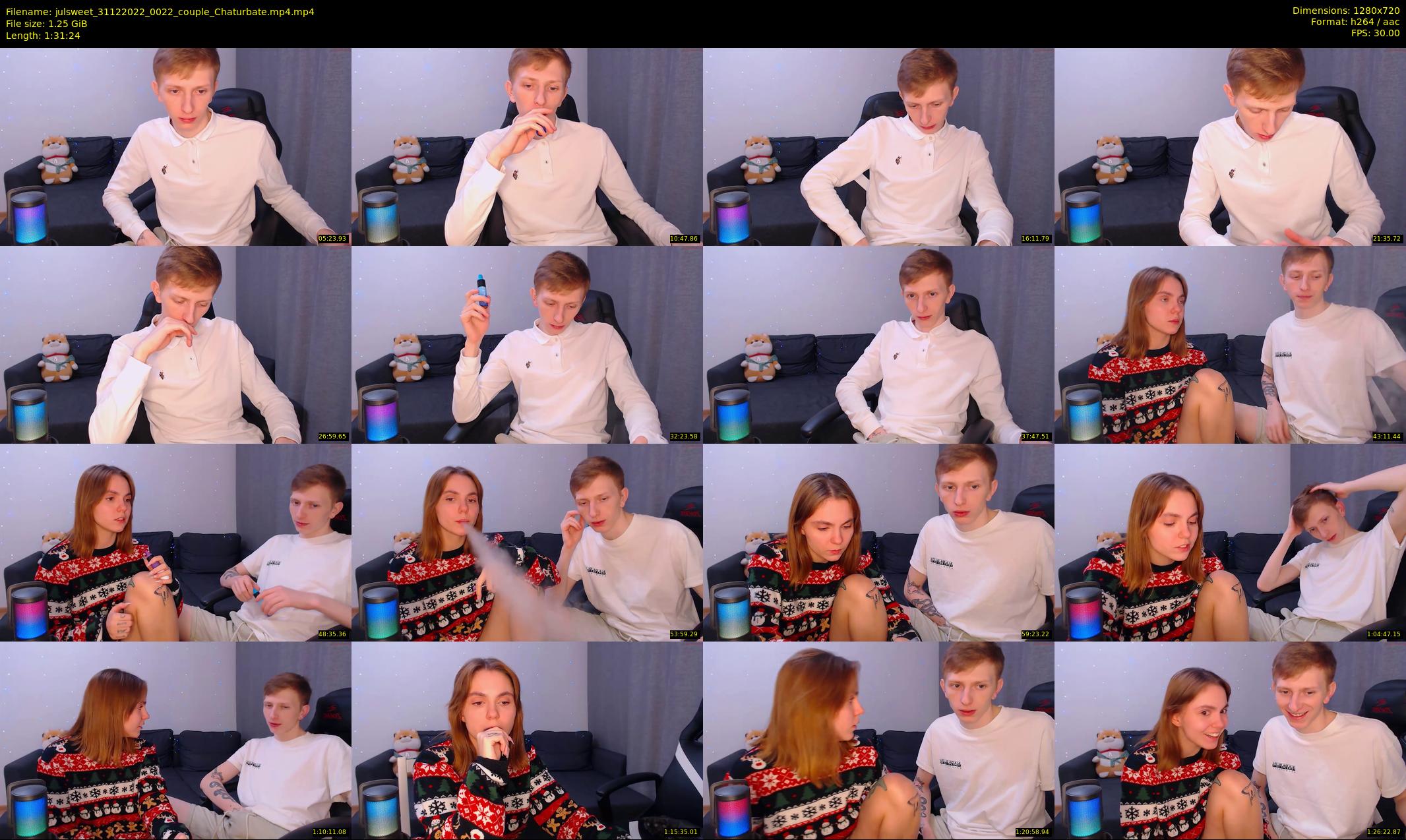 julsweet — 92 minute Chaturbate male cam show recording, 720p, Dec 31, 2022