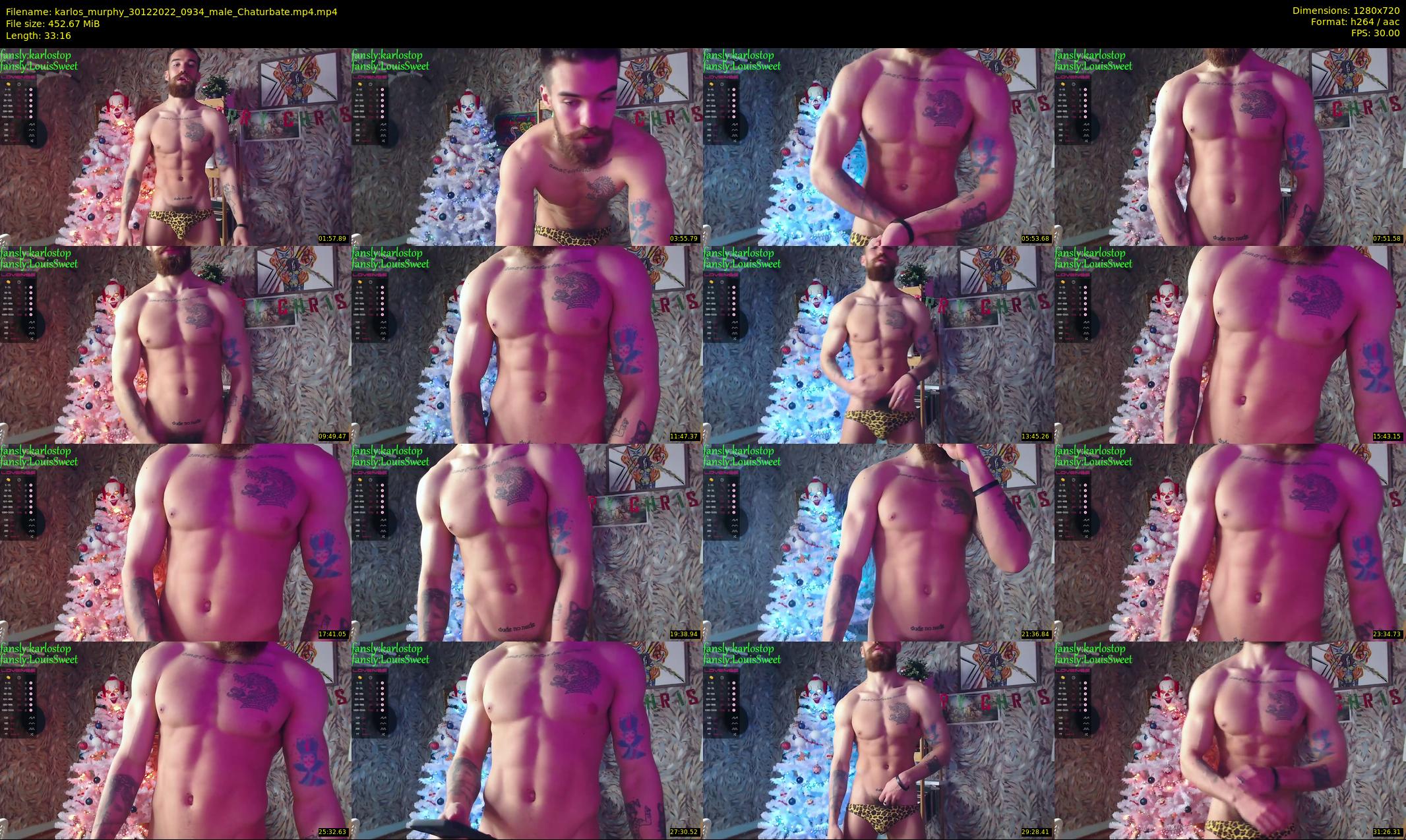 karlos_murphy — 34 minute Chaturbate male cam show recording, 720p, Dec 30, 2022