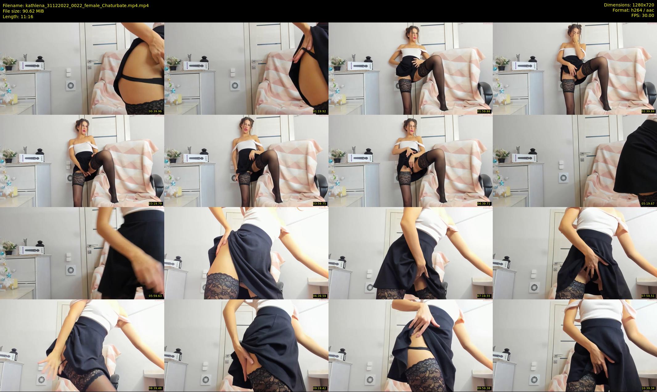 kathlena — 12 minute Chaturbate female cam show recording, 720p, Dec 31, 2022