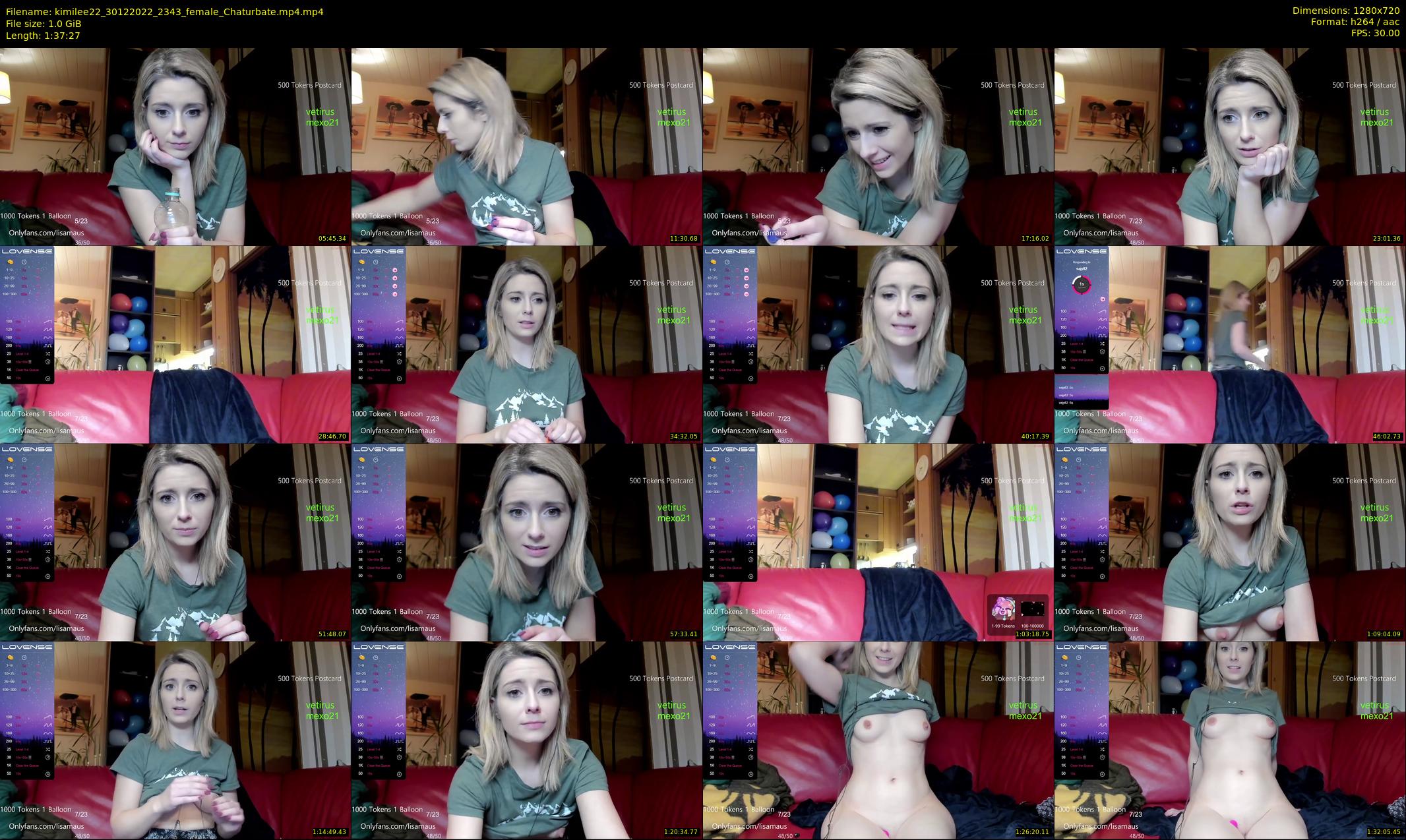 kimilee22 — 98 minute Chaturbate female cam show recording, 720p, Dec 30, 2022