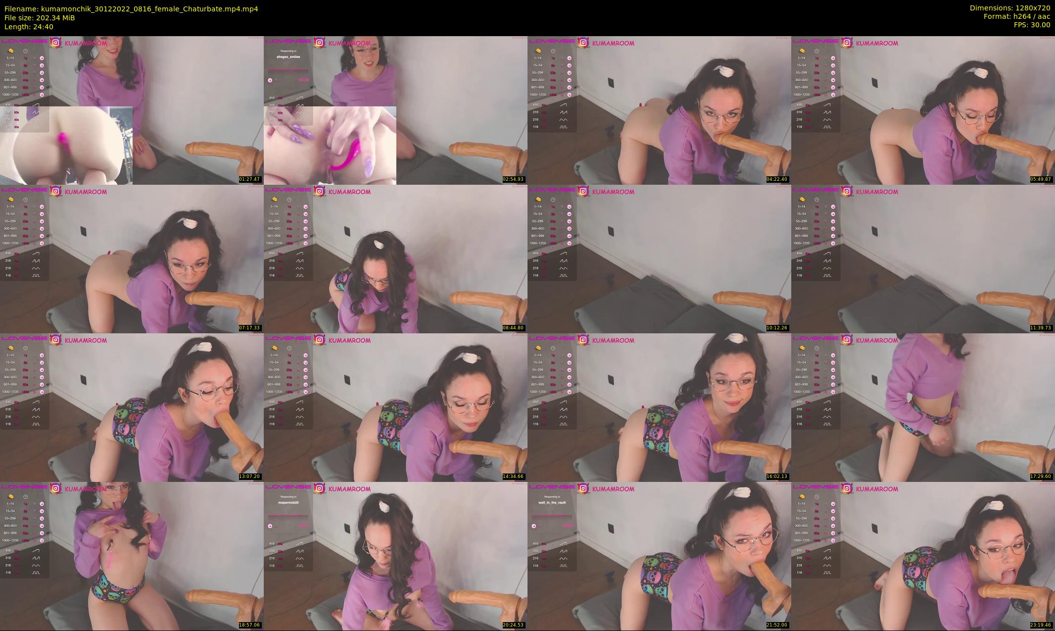 kumamonchik — 25 minute Chaturbate couple cam show recording, 720p, Dec 30, 2022