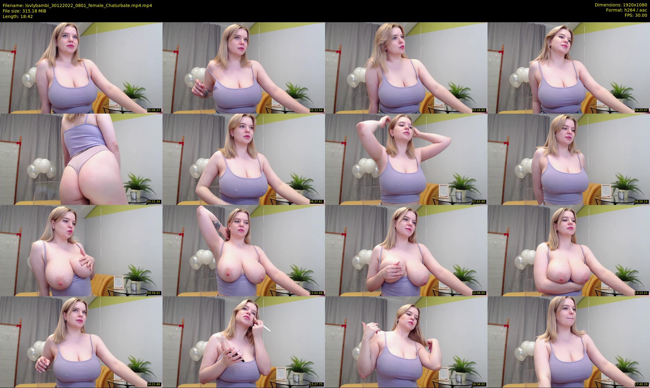 lovlybambi — 19 minute Chaturbate female cam show recording, 1080p, Dec 30, 2022