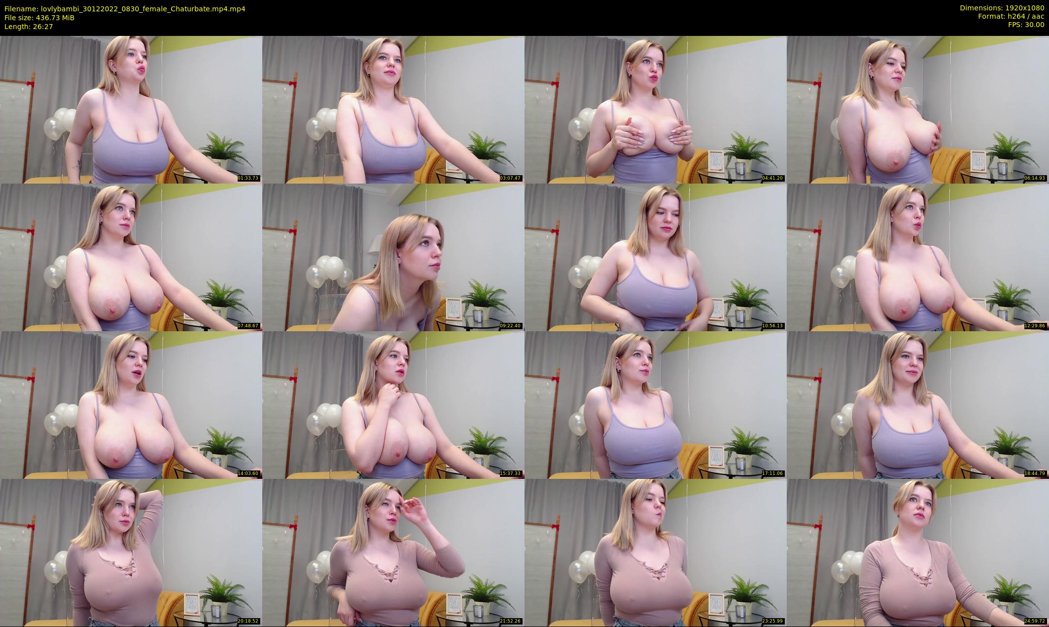lovlybambi — 27 minute Chaturbate female cam show recording, 1080p, Dec 30, 2022