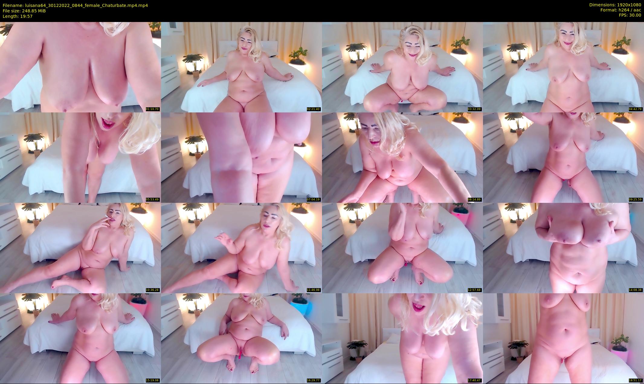 luisana64 — 20 minute Chaturbate female cam show recording, 1080p, Dec 30, 2022