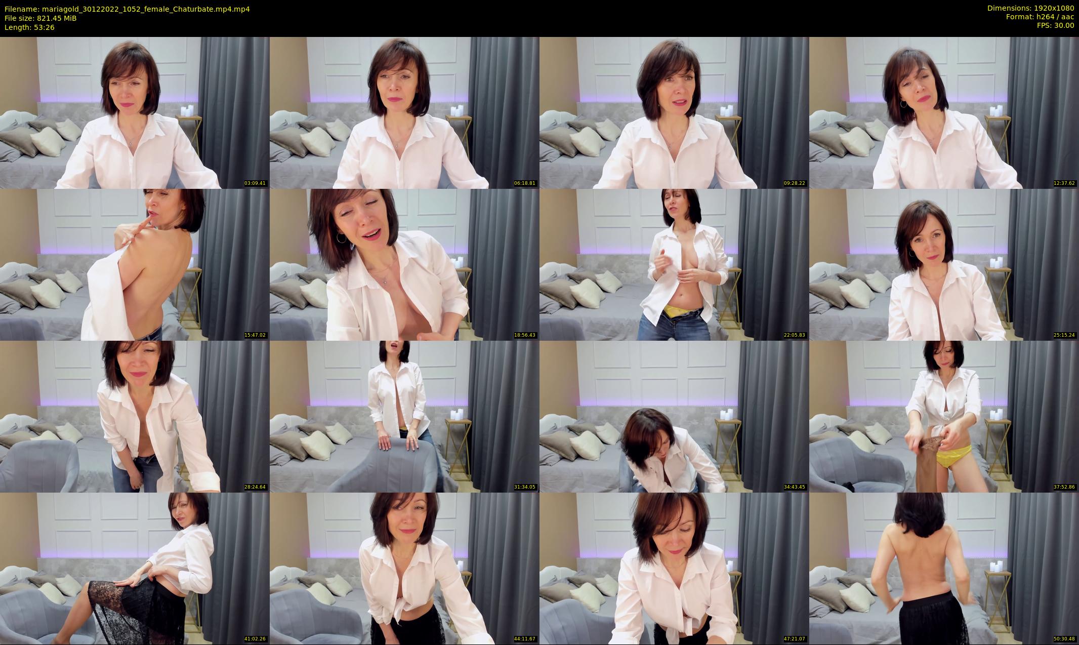mariagold — 54 minute Chaturbate female cam show recording, 1080p, Dec 30, 2022
