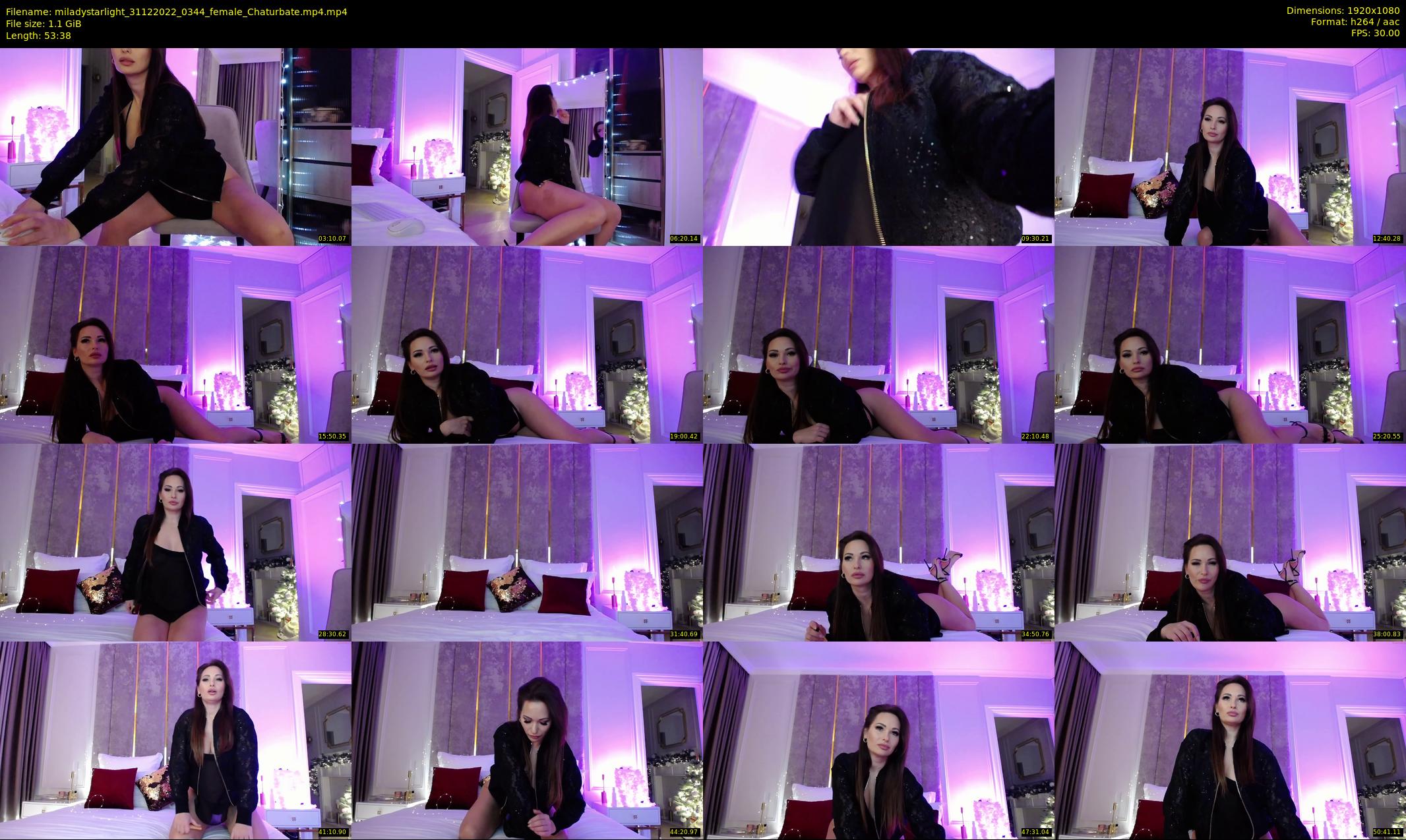miladystarlight — 54 minute Chaturbate female cam show recording, 1080p, Dec 31, 2022