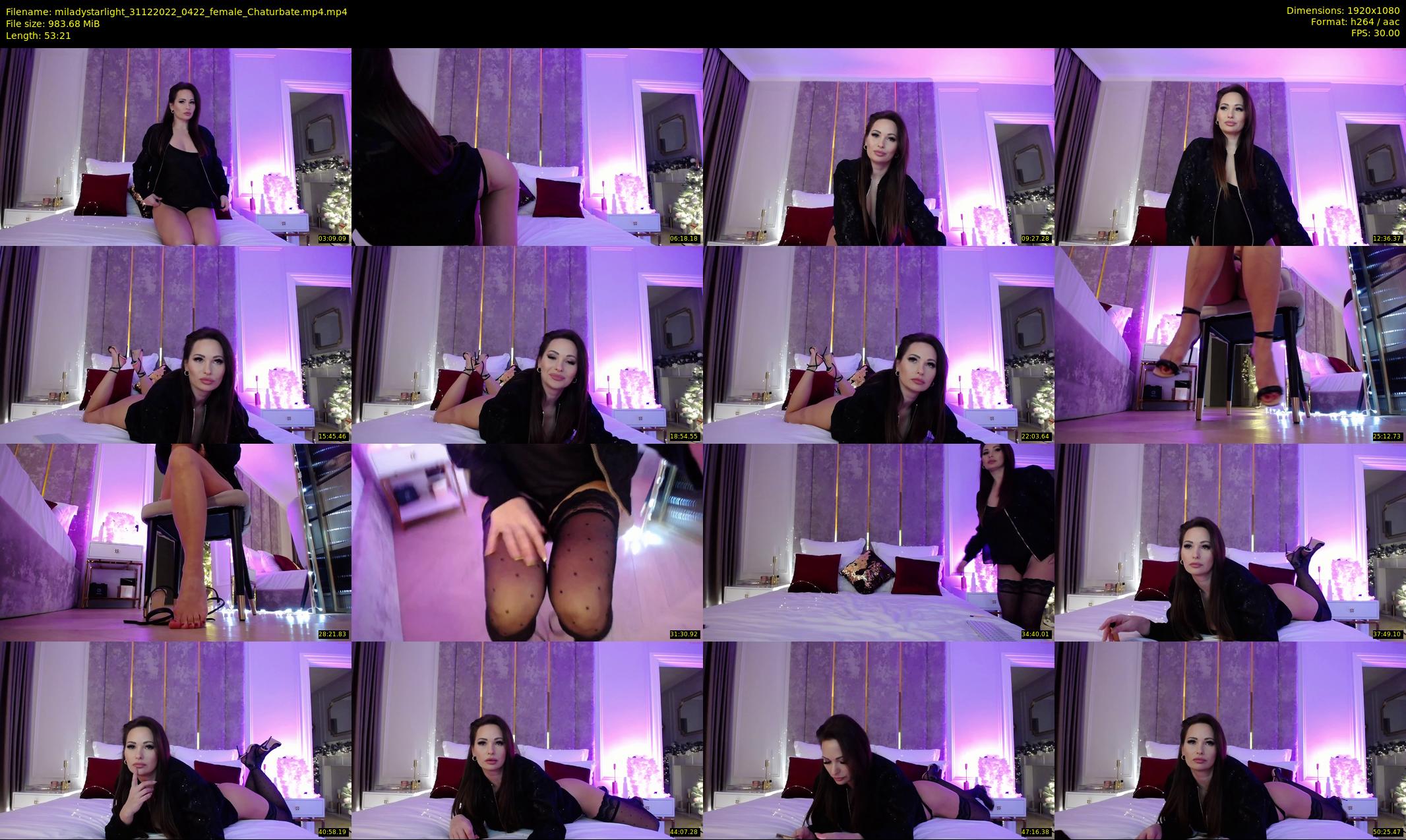 miladystarlight — 54 minute Chaturbate female cam show recording, 1080p, Dec 31, 2022
