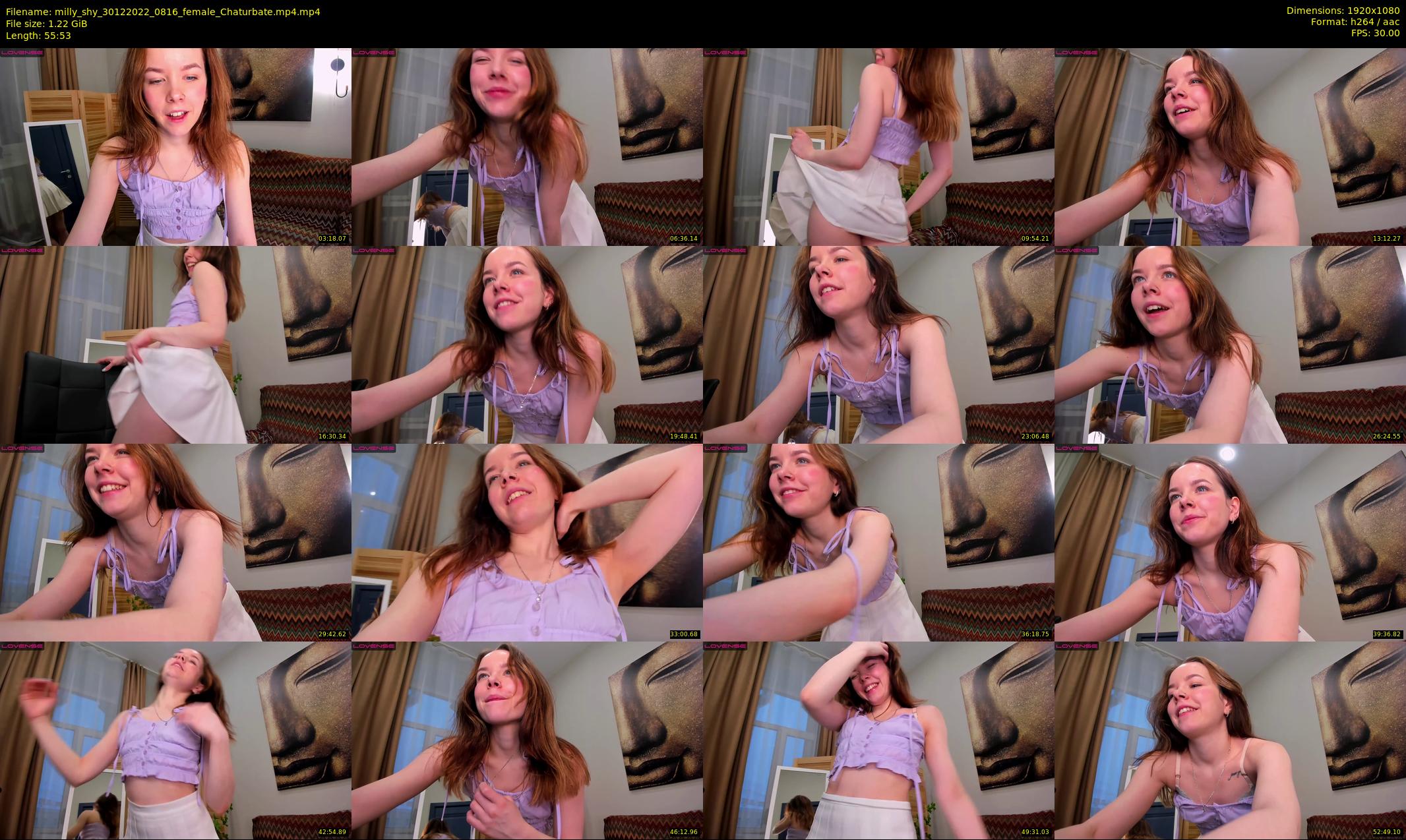 milly_shy — 56 minute Chaturbate female cam show recording, 1080p, Dec 30, 2022