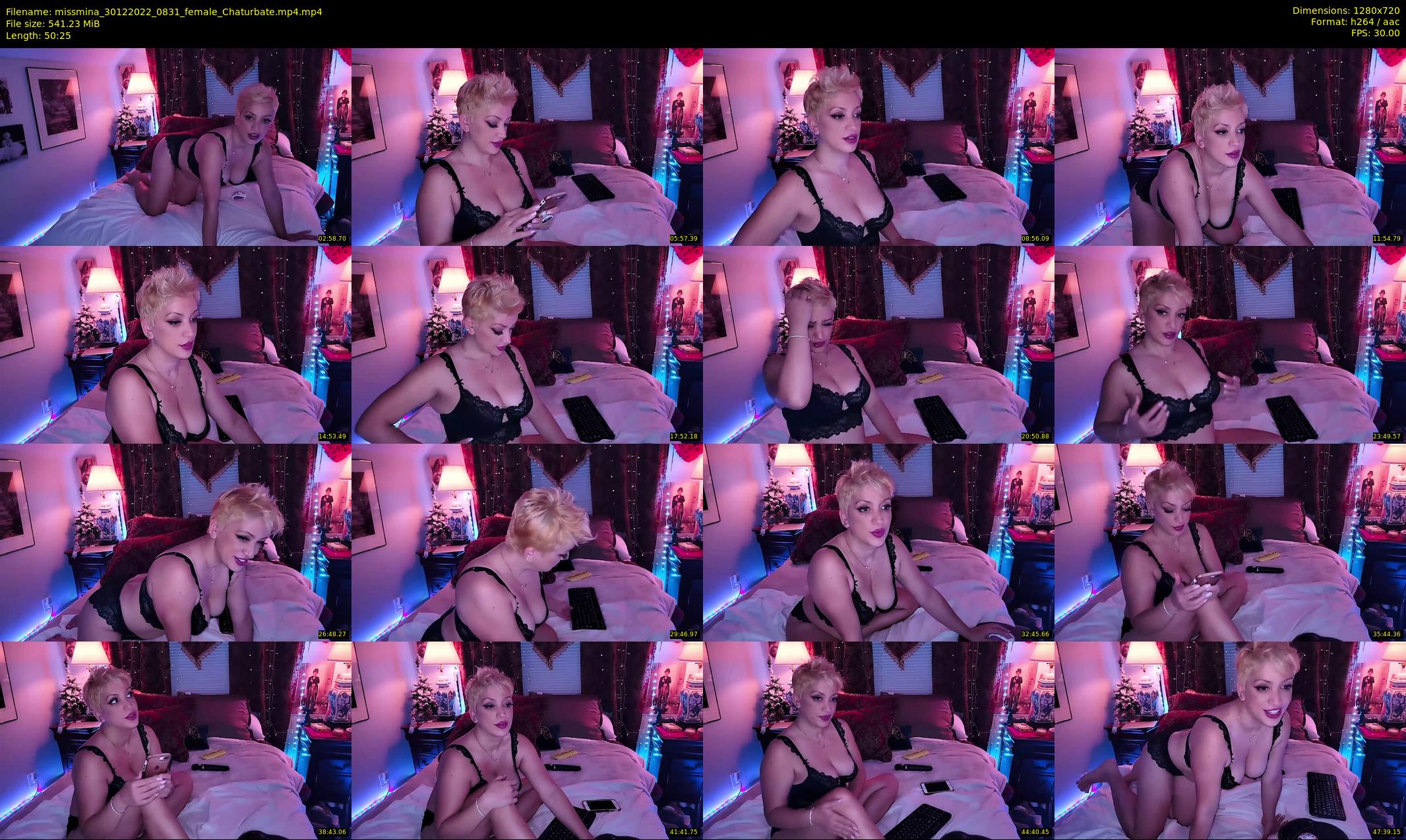 missmina — 51 minute Chaturbate female cam show recording, 720p, Dec 30, 2022