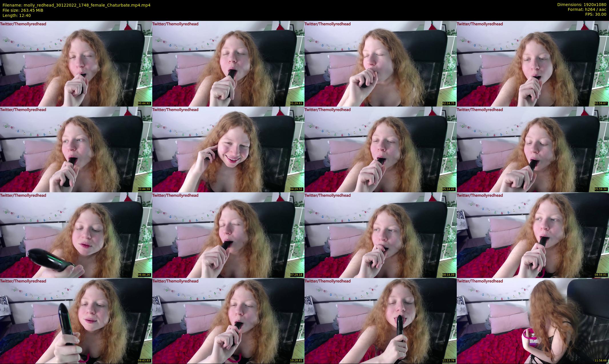 molly_redhead — 13 minute Chaturbate female cam show recording, 1080p, Dec 30, 2022
