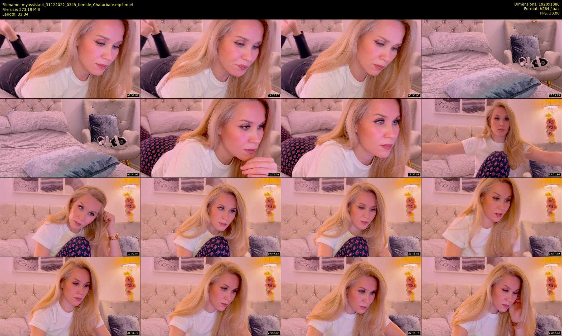 myassistant — 34 minute Chaturbate female cam show recording, 1080p, Dec 31, 2022
