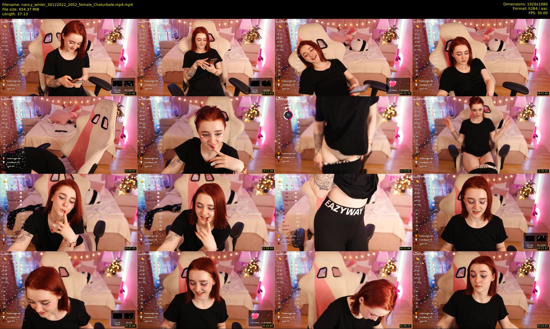 nancy_winter — 38 minute Chaturbate female cam show recording, 1080p, Dec 30, 2022
