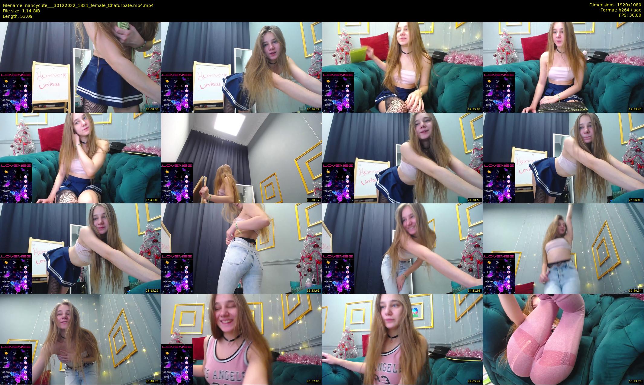 nancycute__ — 54 minute Chaturbate female cam show recording, 1080p, Dec 30, 2022