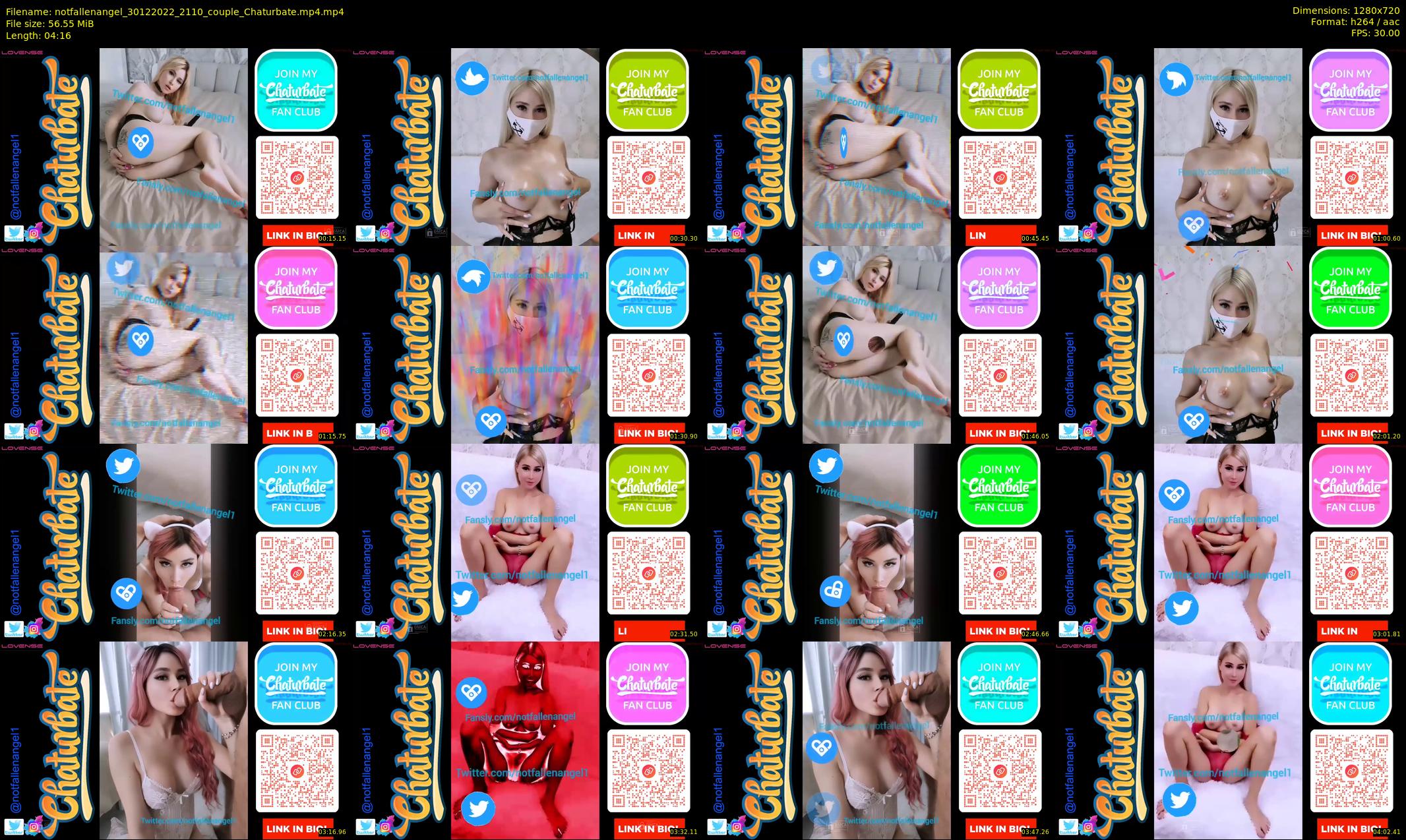 notfallenangel — 5 minute Chaturbate couple cam show recording, 720p, Dec 30, 2022
