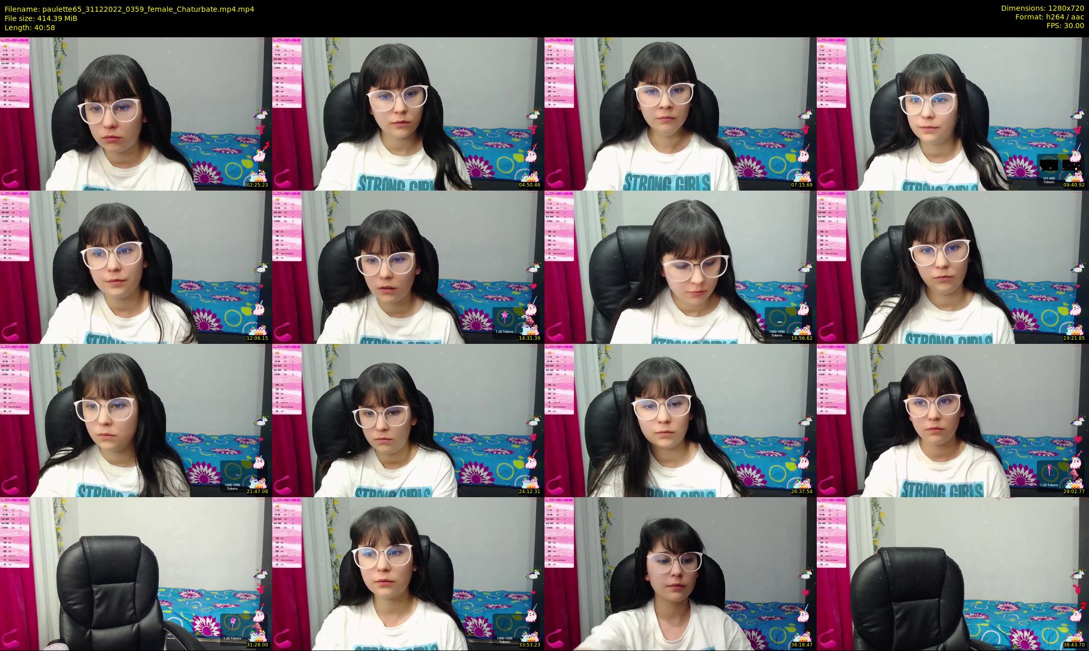 paulette65 — 41 minute Chaturbate female cam show recording, 720p, Dec 31, 2022
