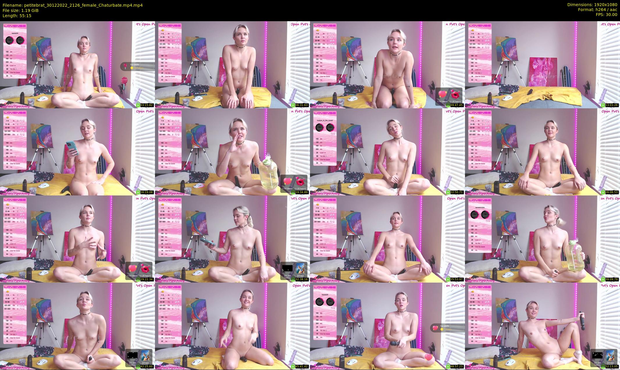 petitebrat — 56 minute Chaturbate female cam show recording, 1080p, Dec 30, 2022
