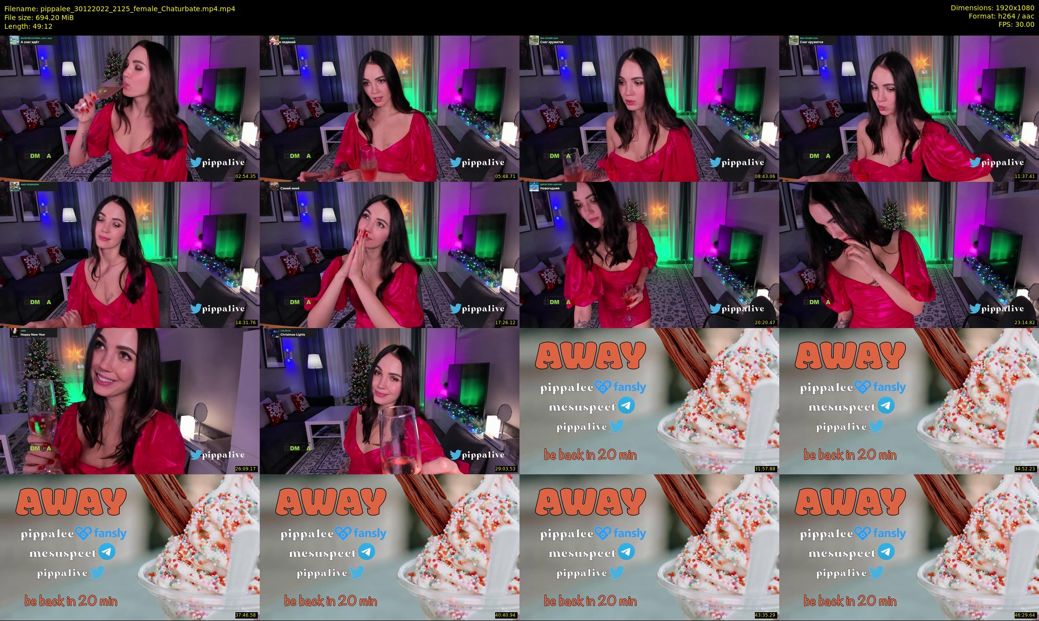 pippalee — 50 minute Chaturbate female cam show recording, 1080p, Dec 30, 2022