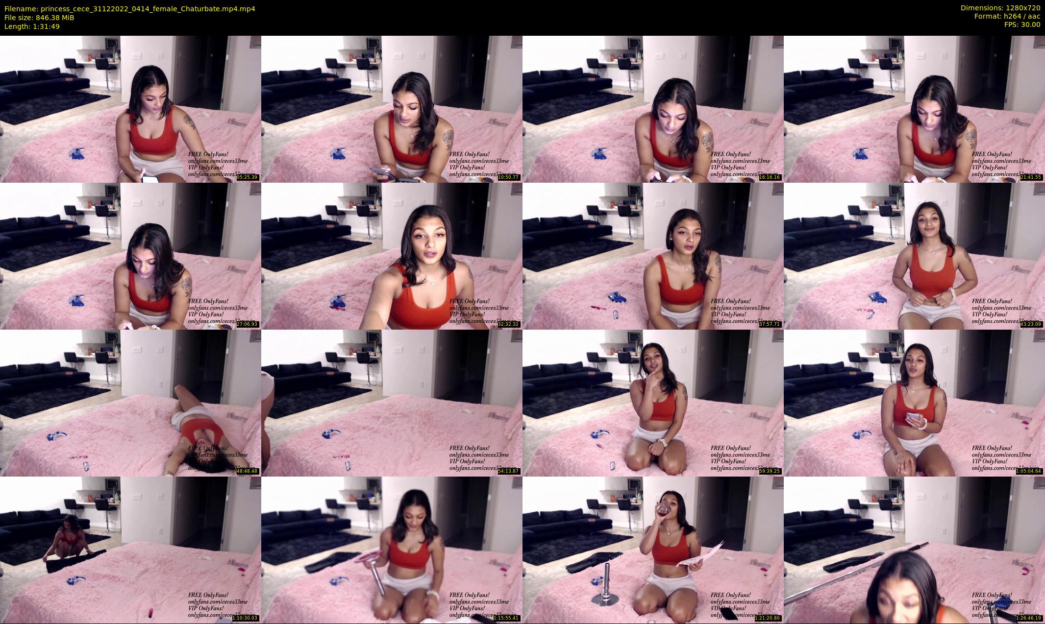 princess_cece — 92 minute Chaturbate female cam show recording, 720p, Dec 31, 2022