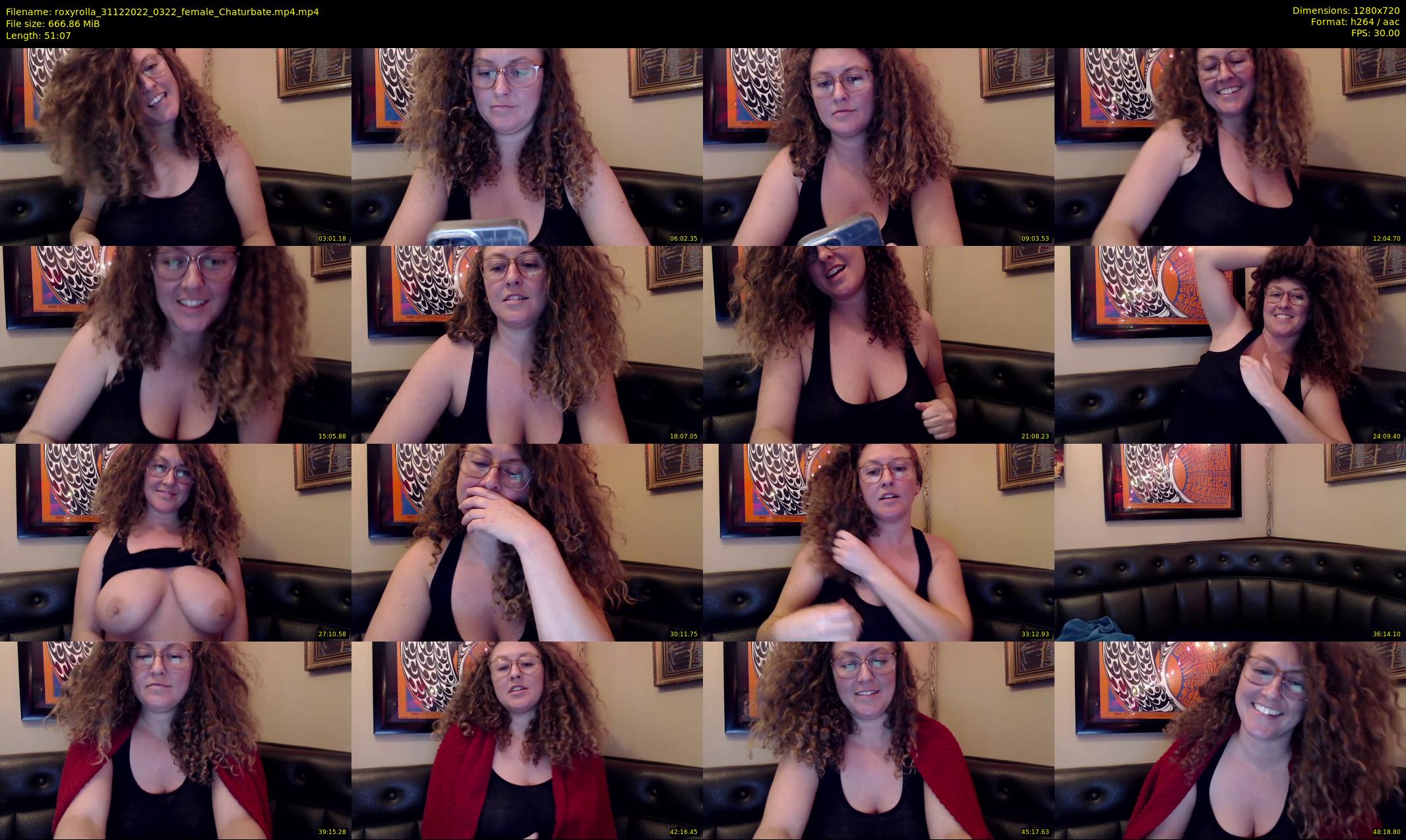 roxyrolla — 52 minute Chaturbate female cam show recording, 720p, Dec 31, 2022