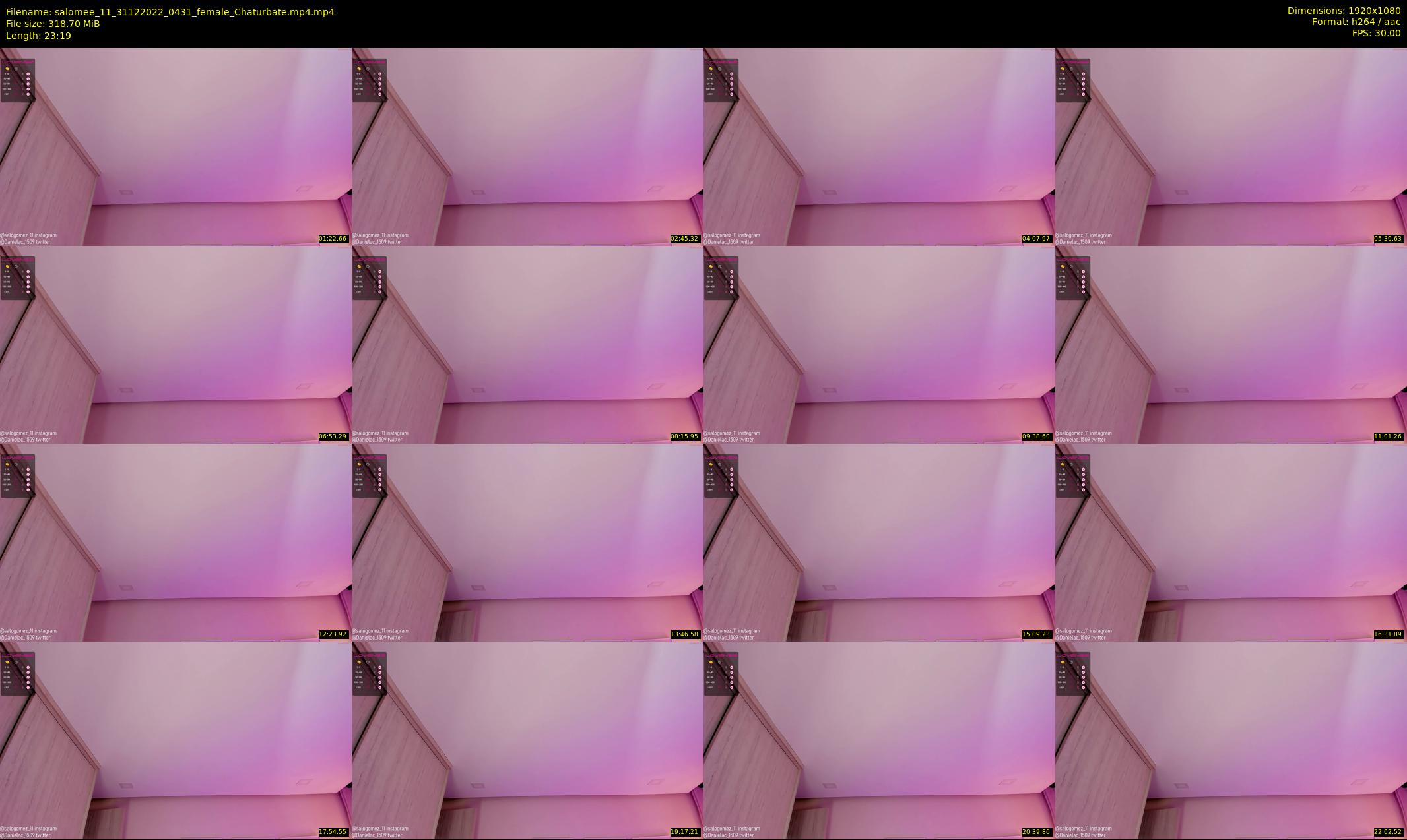 salomee_11 — 24 minute Chaturbate female cam show recording, 1080p, Dec 31, 2022