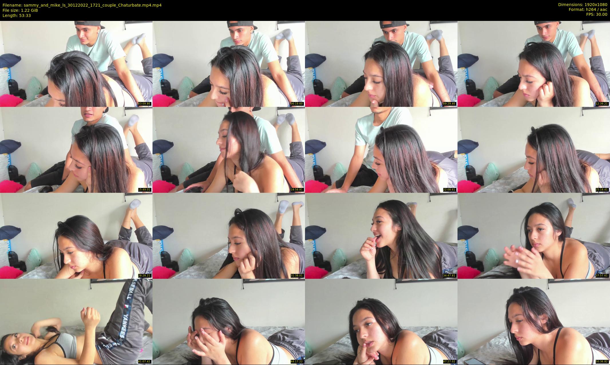sammy_and_mike_ls — 54 minute Chaturbate couple cam show recording, 1080p, Dec 30, 2022