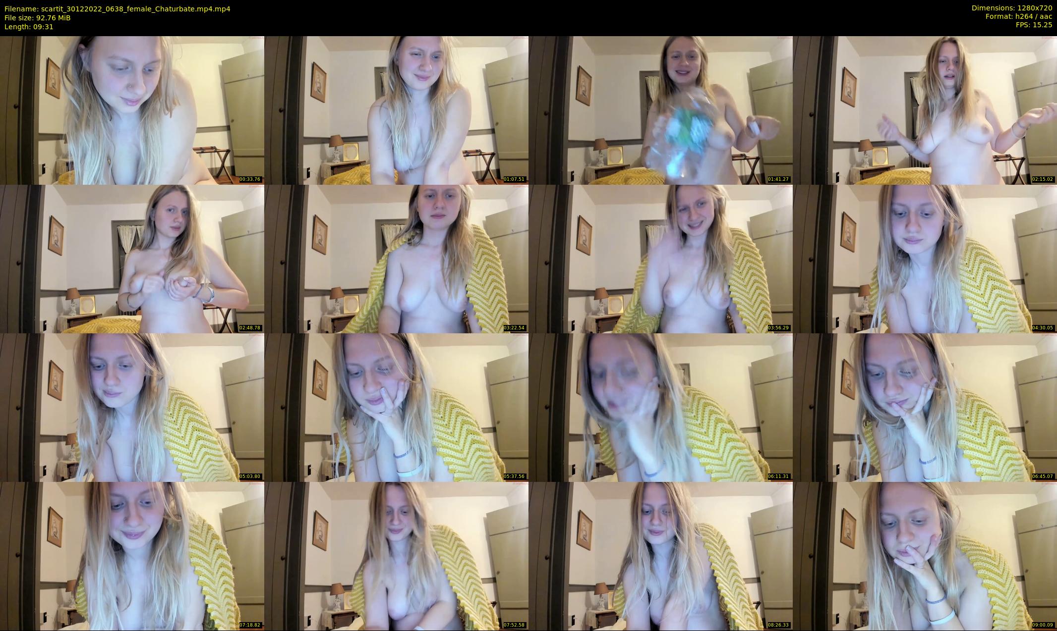 scartit — 10 minute Chaturbate female cam show recording, 720p, Dec 30, 2022