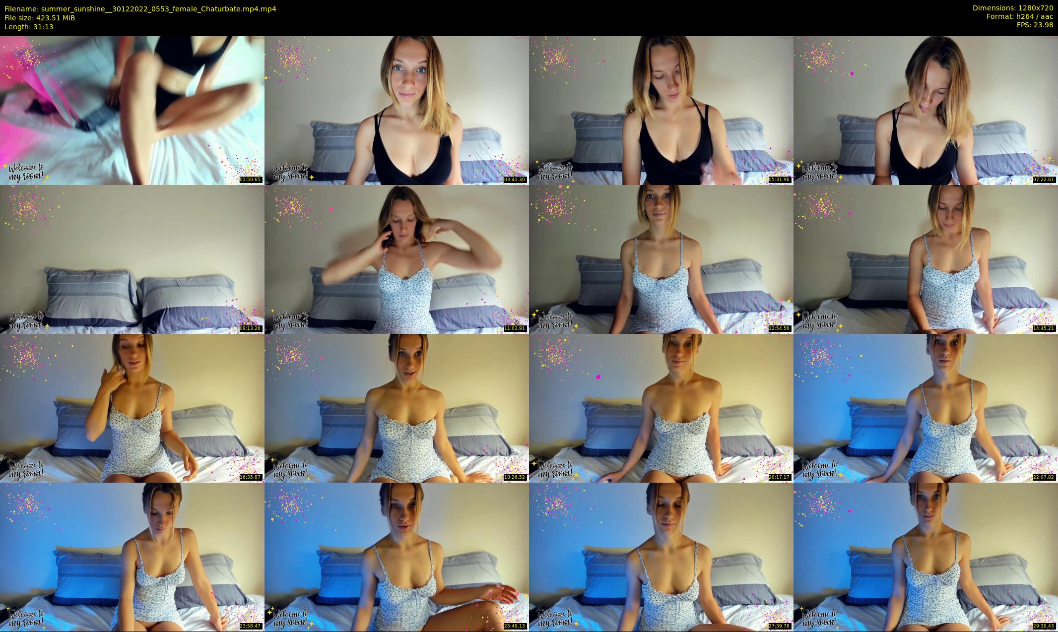 summer_sunshine_ — 32 minute Chaturbate female cam show recording, 720p, Dec 30, 2022