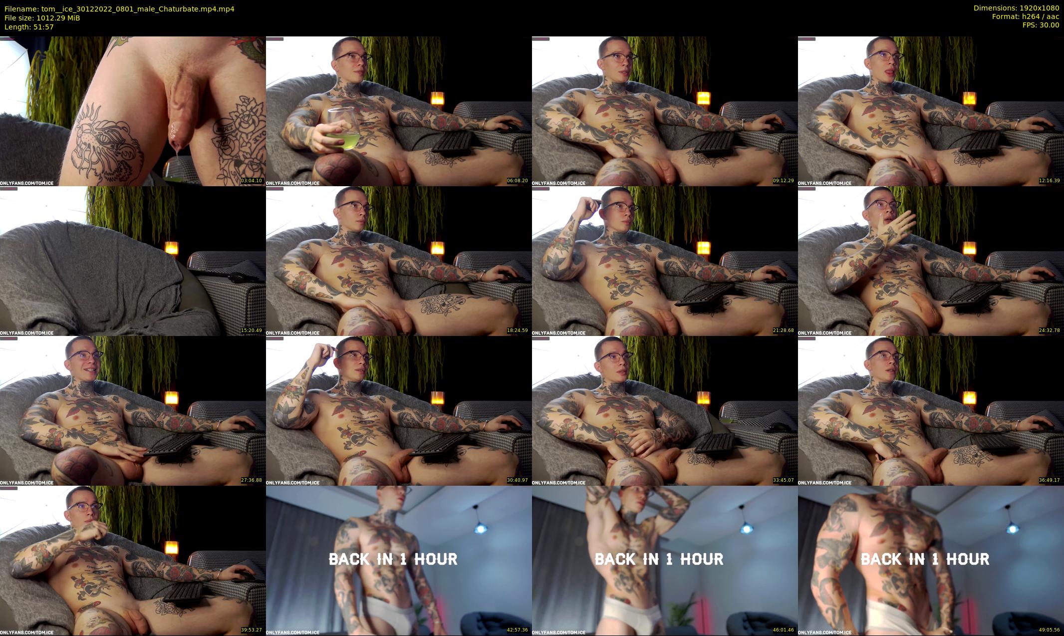 tom__ice — 52 minute Chaturbate male cam show recording, 1080p, Dec 30, 2022