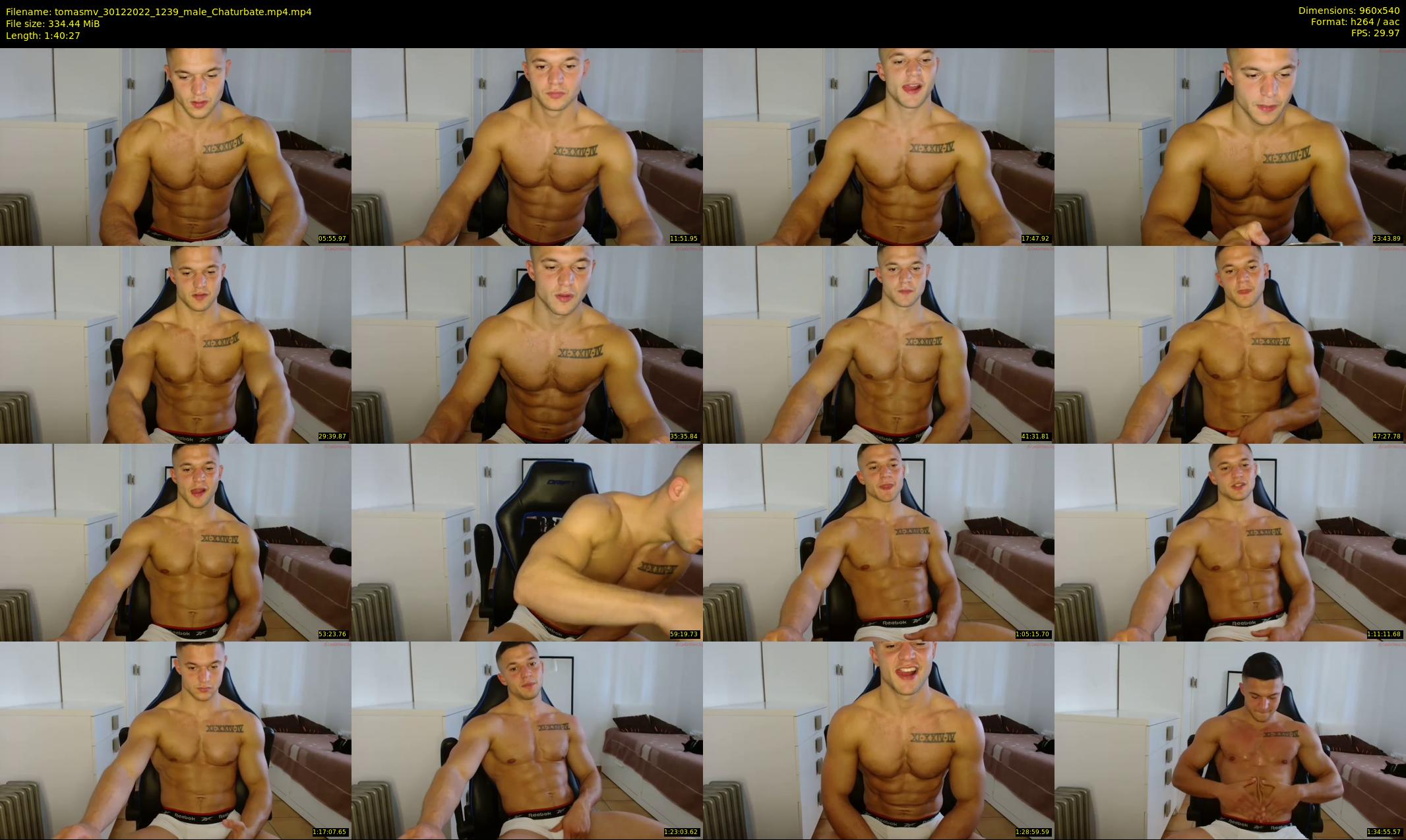 tomasmv — 101 minute Chaturbate male cam show recording, 480p, Dec 30, 2022