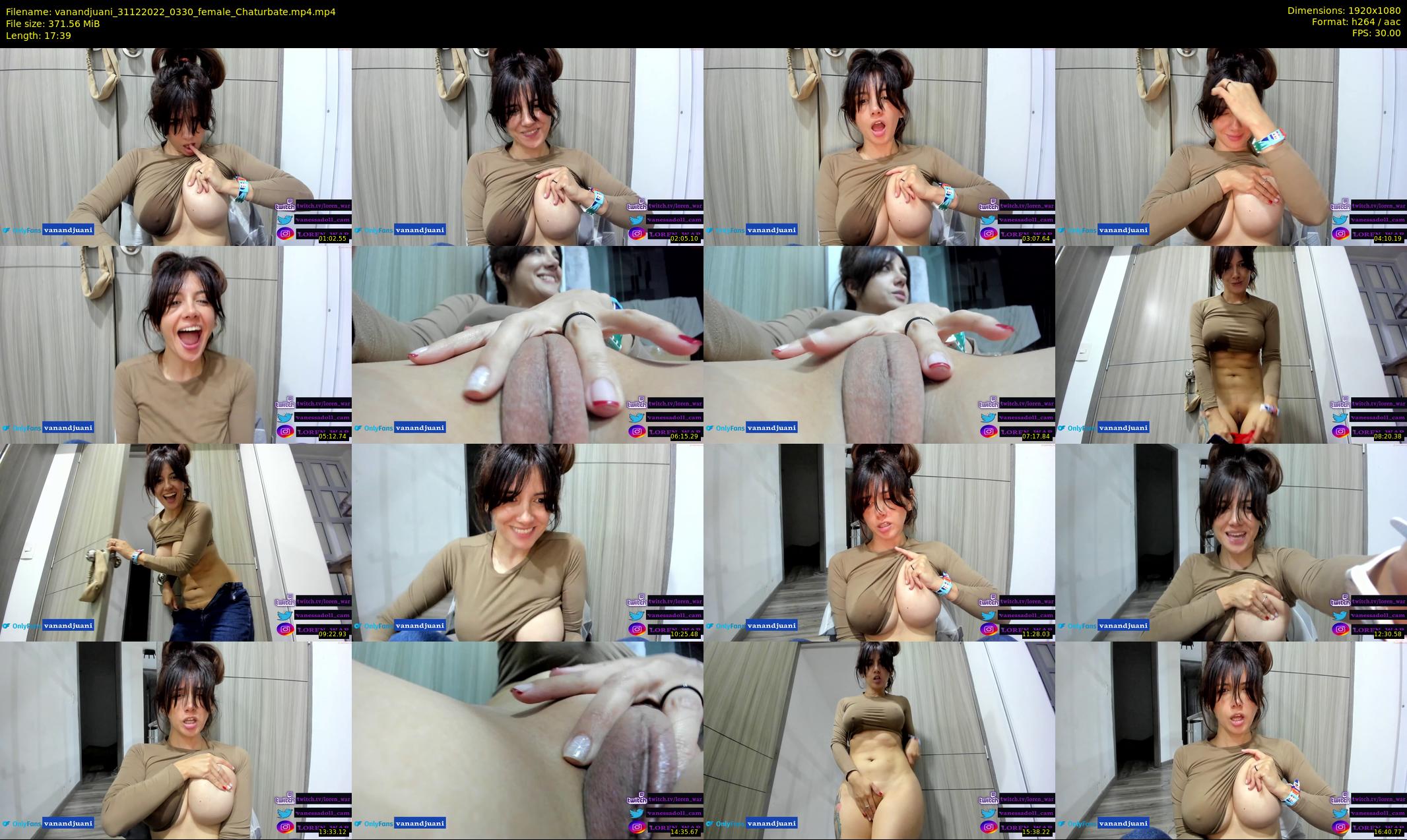 vanandjuani — 18 minute Chaturbate female cam show recording, 1080p, Dec 31, 2022
