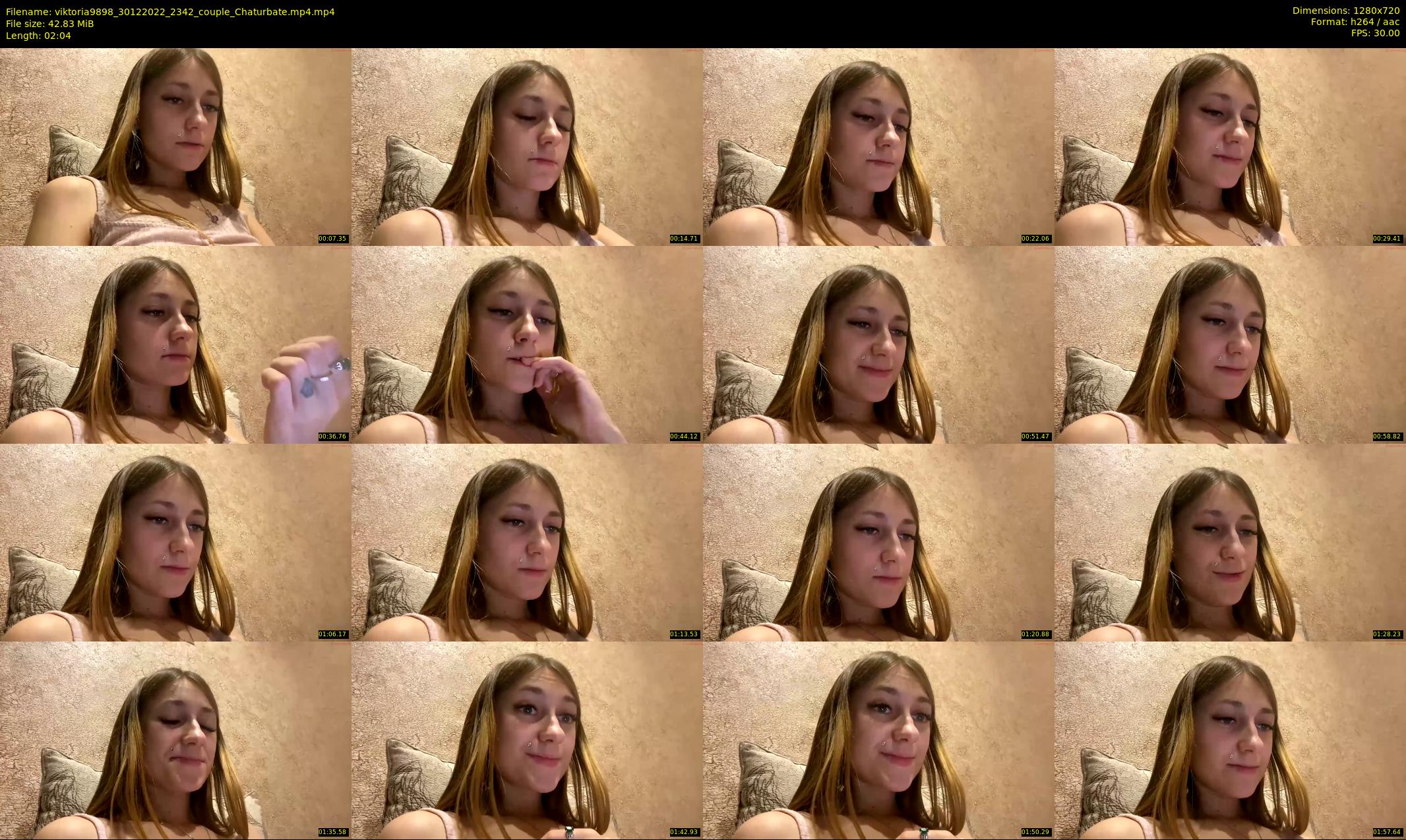 viktoria9898 — 3 minute Chaturbate couple cam show recording, 720p, Dec 30, 2022