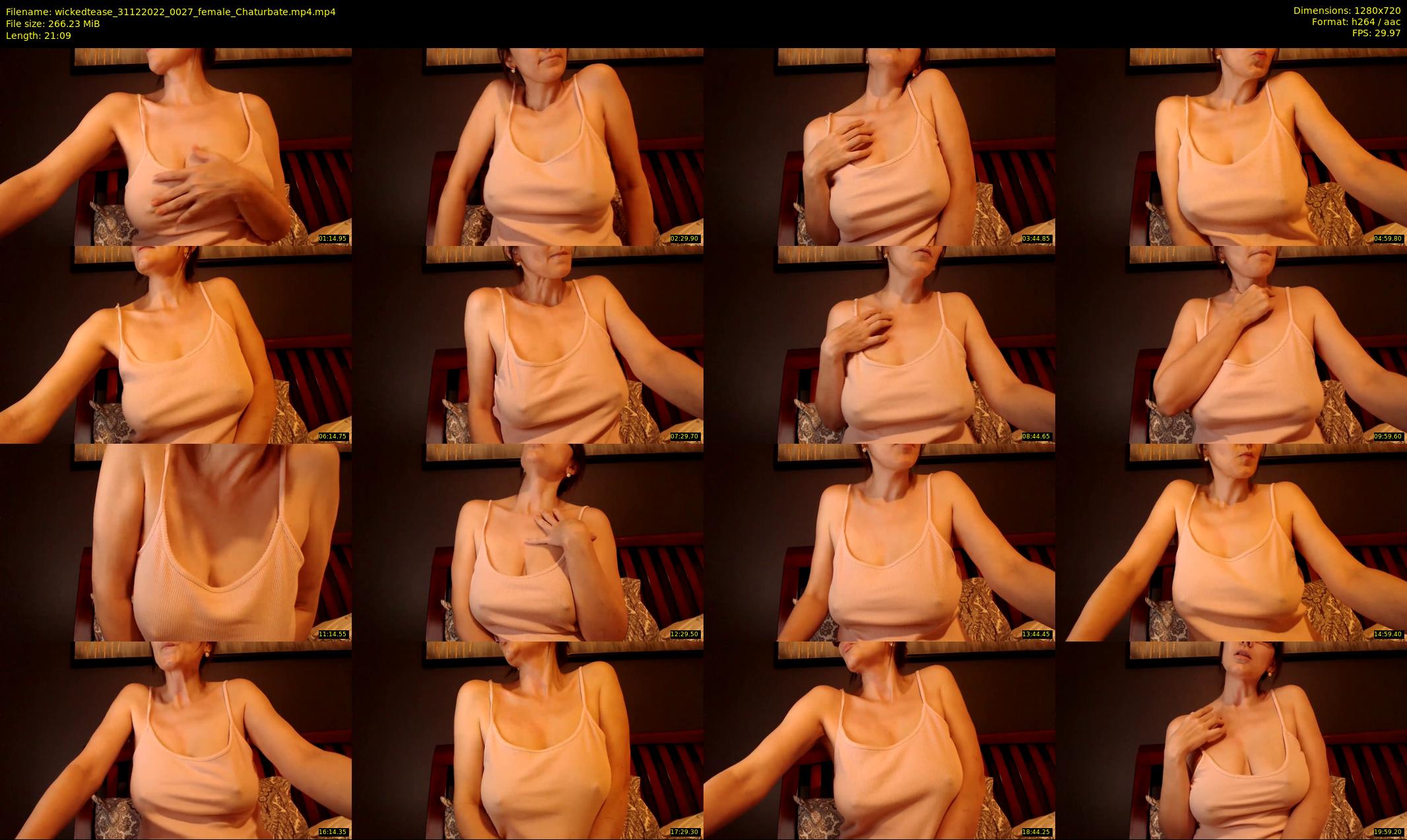 wickedtease — 22 minute Chaturbate female cam show recording, 720p, Dec 31, 2022