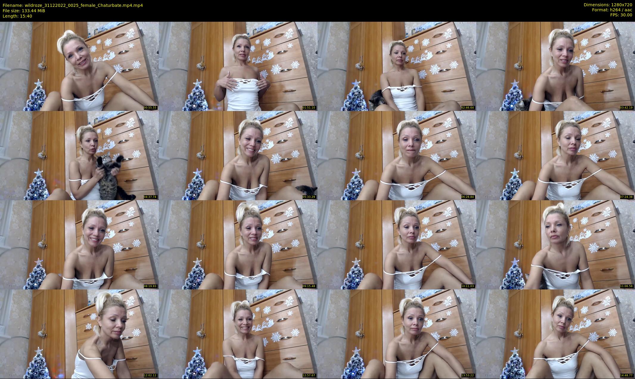 wildroze — 16 minute Chaturbate female cam show recording, 720p, Dec 31, 2022