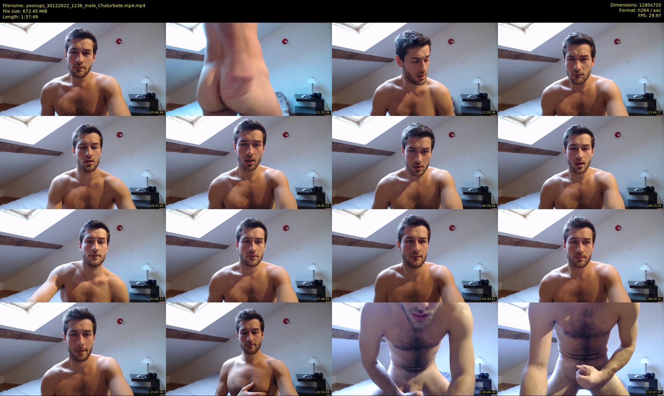 yoooups — 98 minute Chaturbate male cam show recording, 720p, Dec 30, 2022