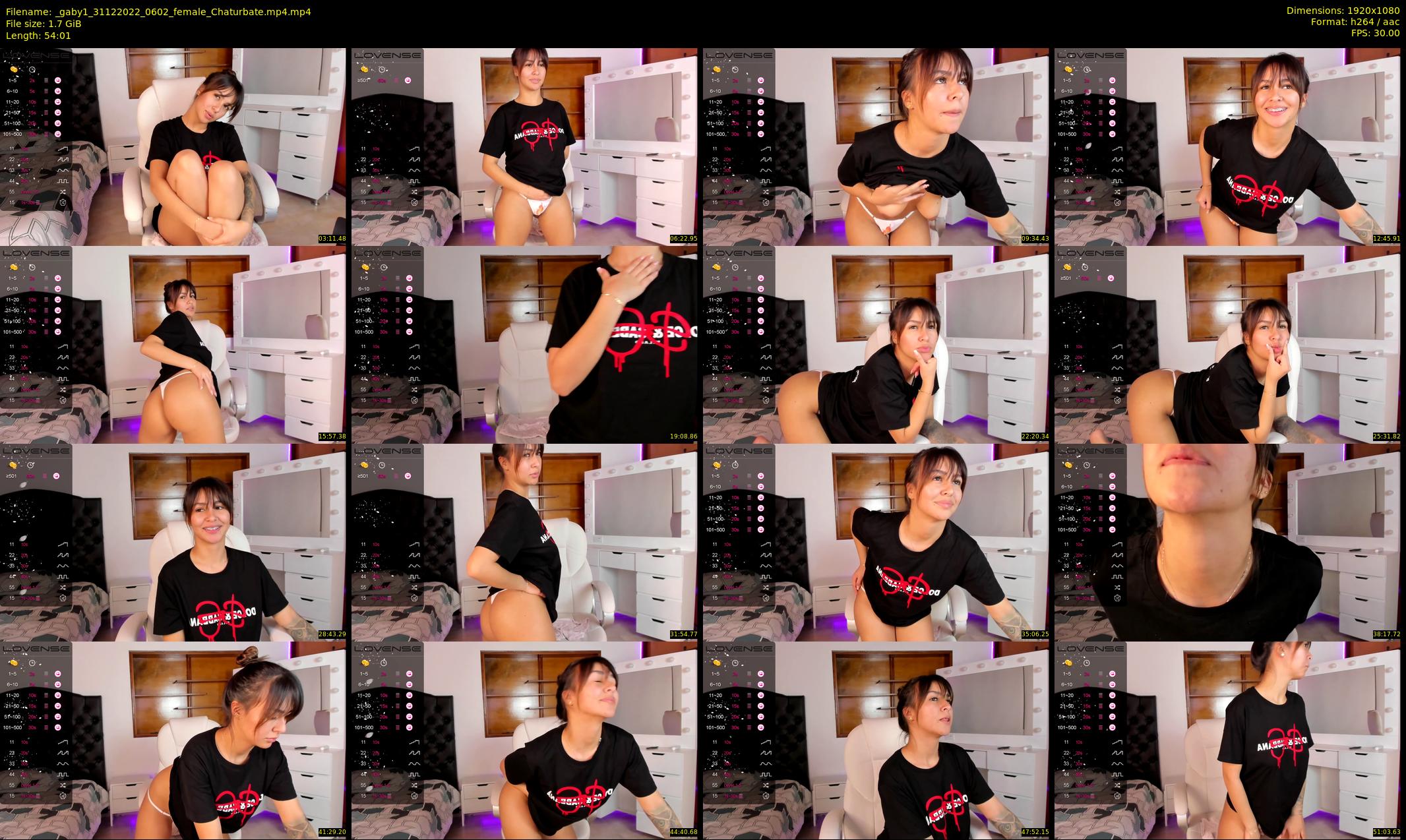 _gaby1 — 55 minute Chaturbate female cam show recording, 1080p, Dec 31, 2022