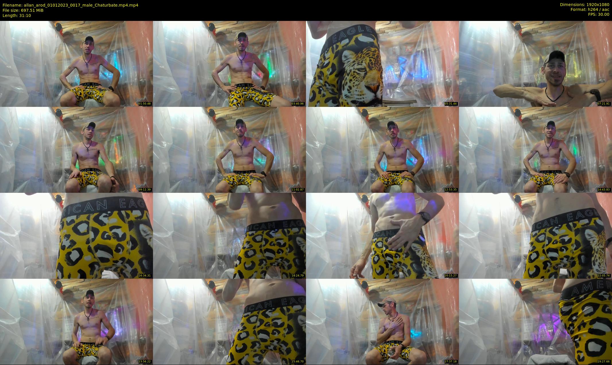 allan_arod — 32 minute Chaturbate male cam show recording, 1080p, Jan 1, 2023