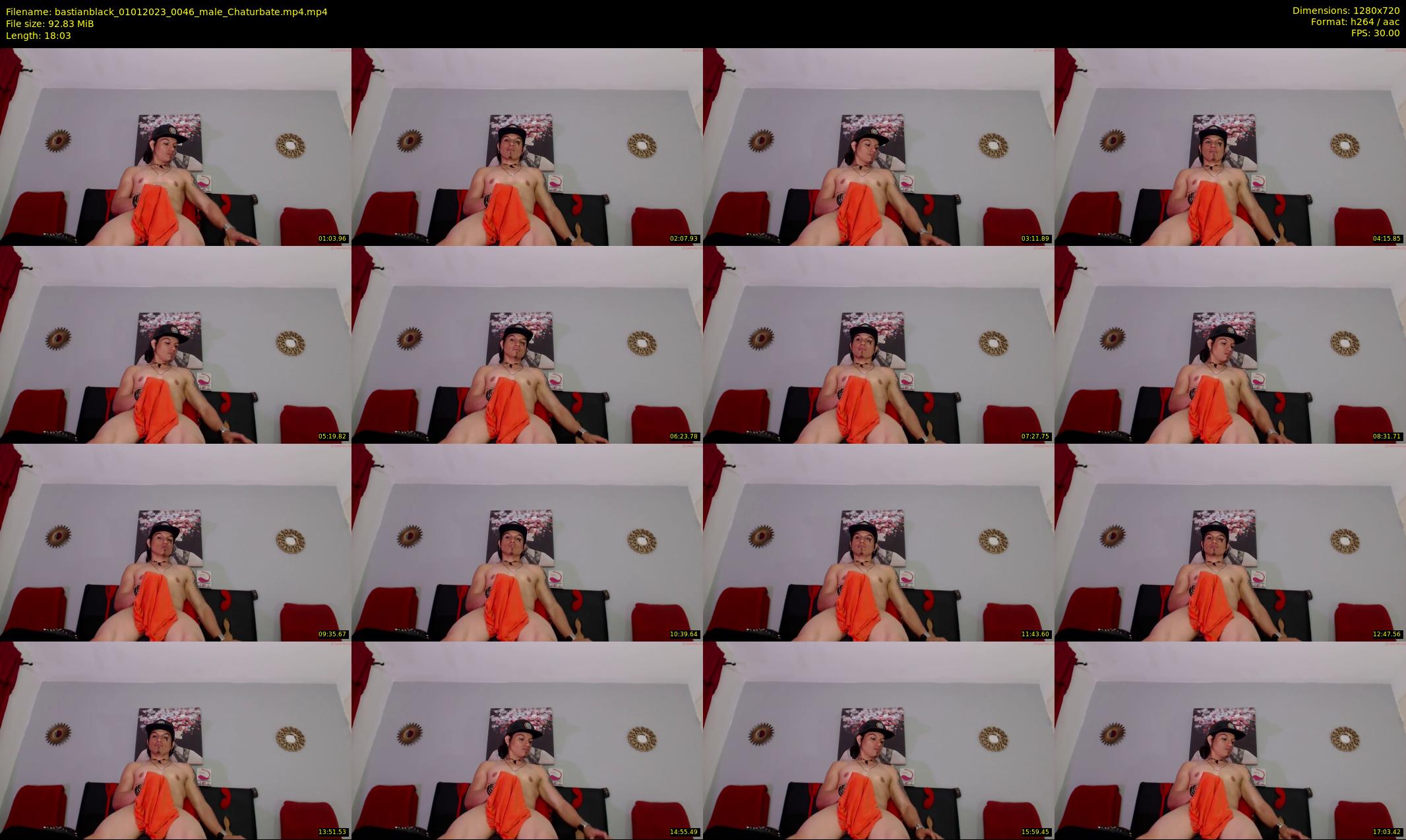 bastianblack — 19 minute Chaturbate male cam show recording, 720p, Jan 1, 2023