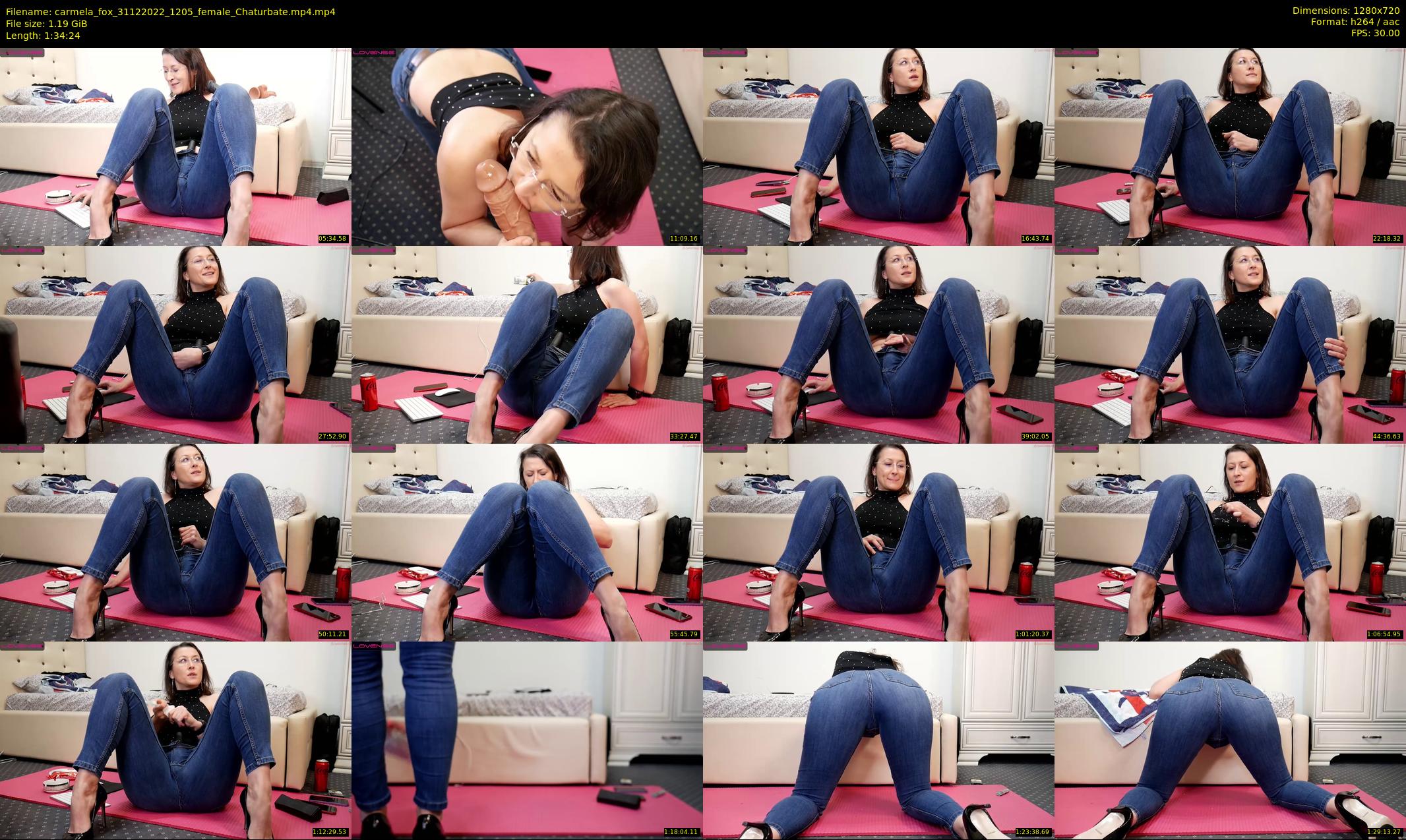 carmela_fox — 95 minute Chaturbate female cam show recording, 720p, Dec 31, 2022