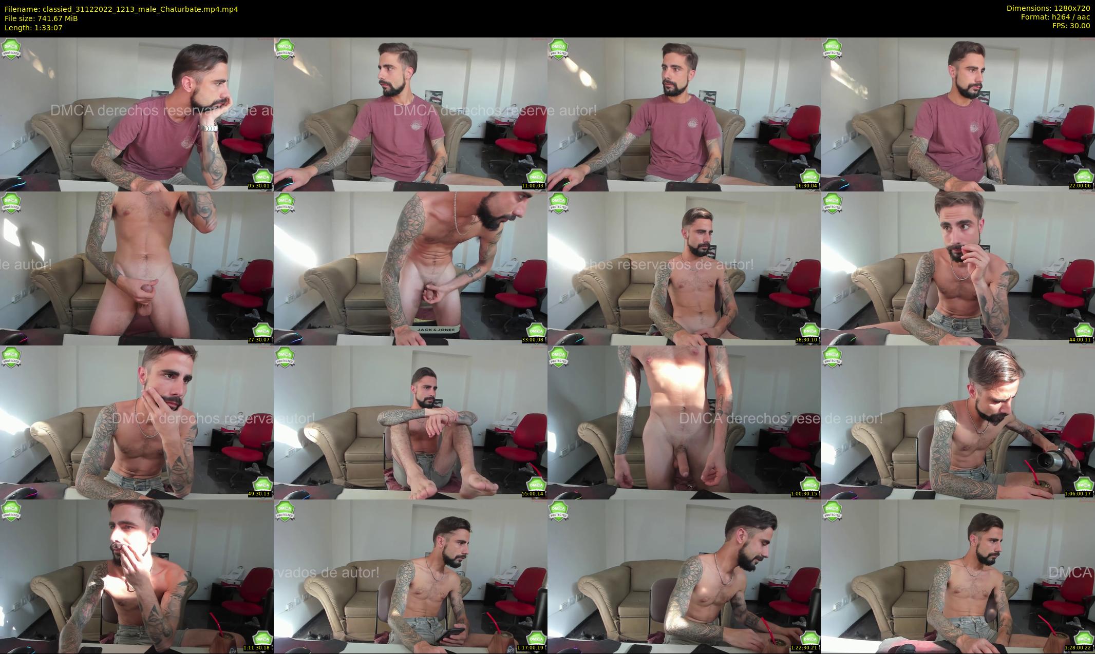 classied — 94 minute Chaturbate male cam show recording, 720p, Dec 31, 2022