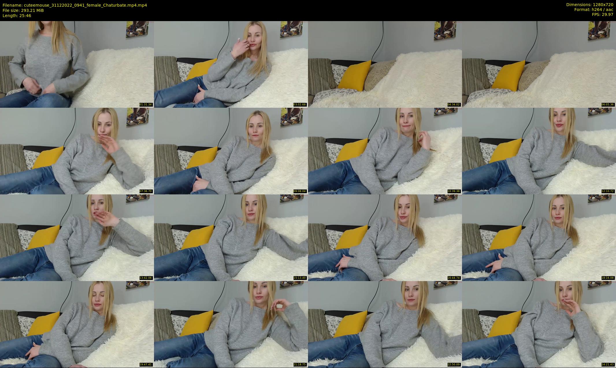 cuteemouse — 26 minute Chaturbate female cam show recording, 720p, Dec 31, 2022