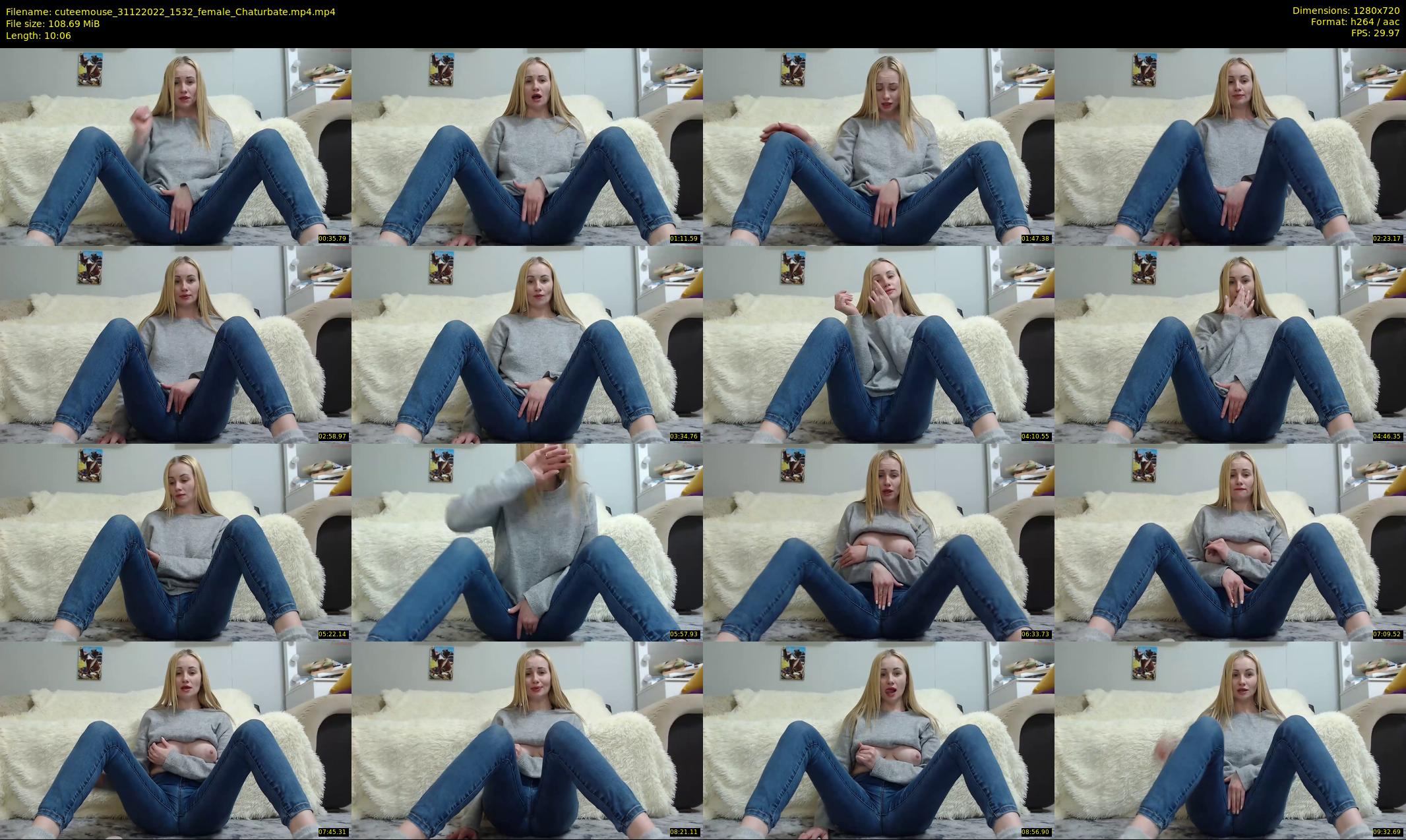 cuteemouse — 11 minute Chaturbate female cam show recording, 720p, Dec 31, 2022