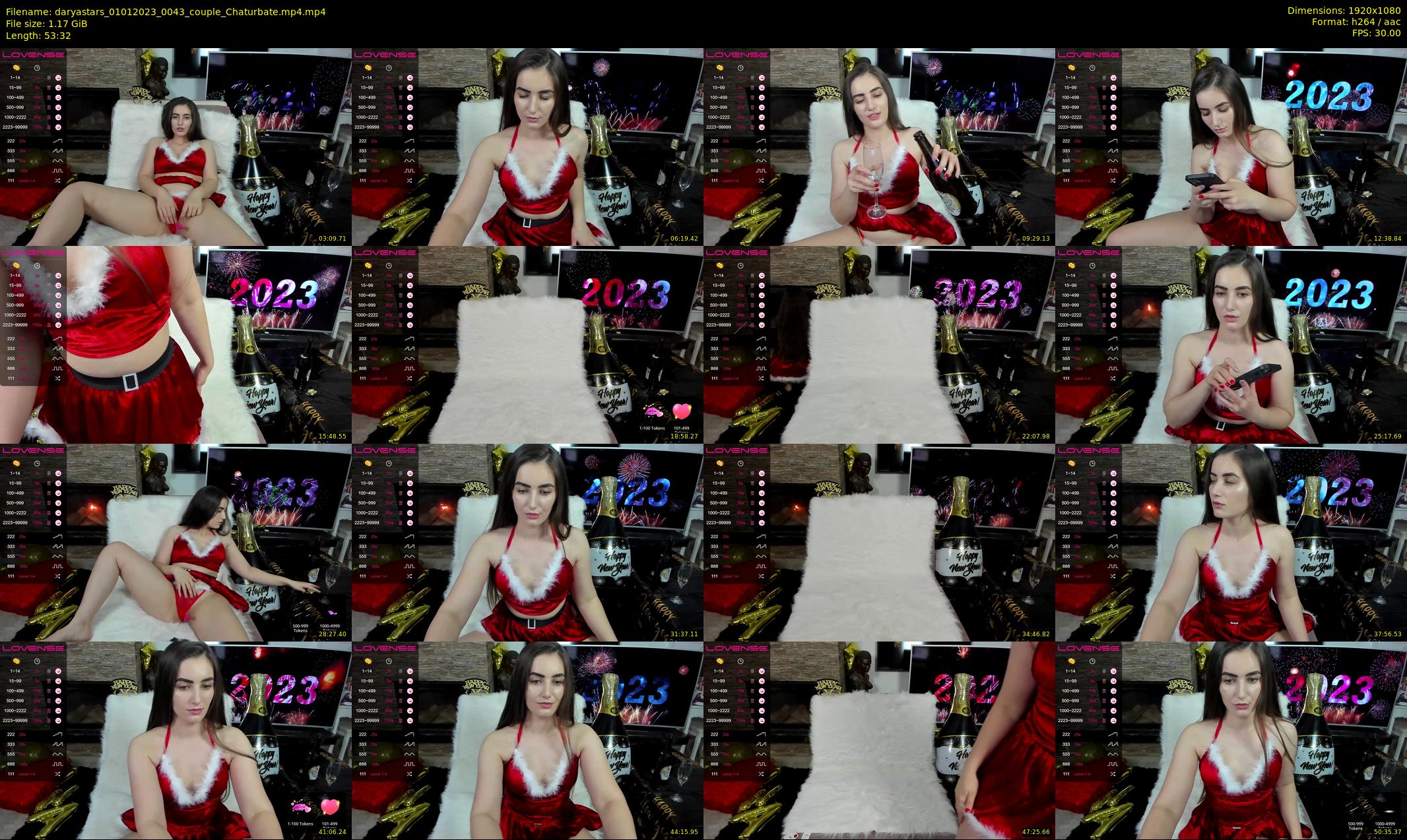 daryastars — 54 minute Chaturbate couple cam show recording, 1080p, Jan 1, 2023