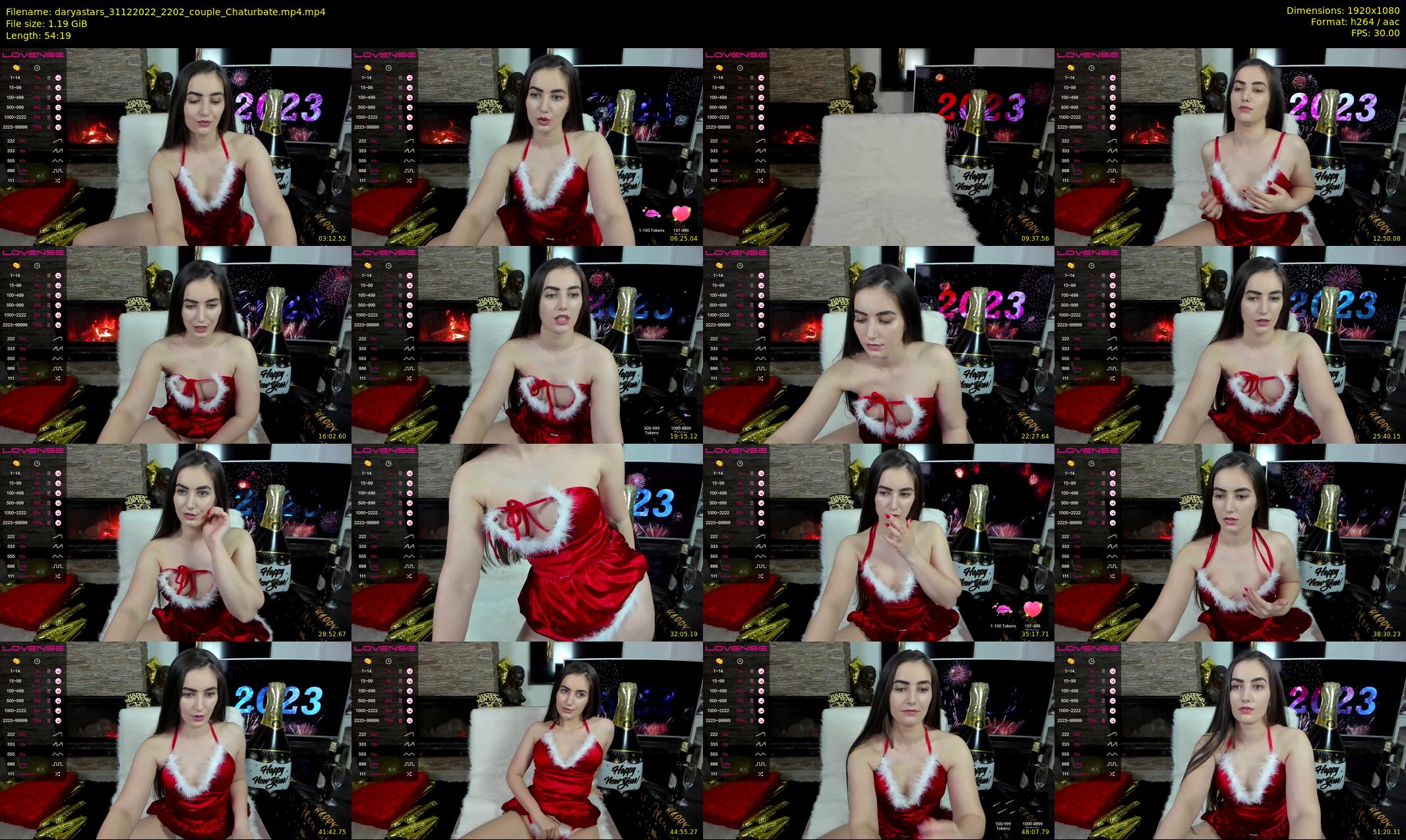 daryastars — 55 minute Chaturbate couple cam show recording, 1080p, Dec 31, 2022