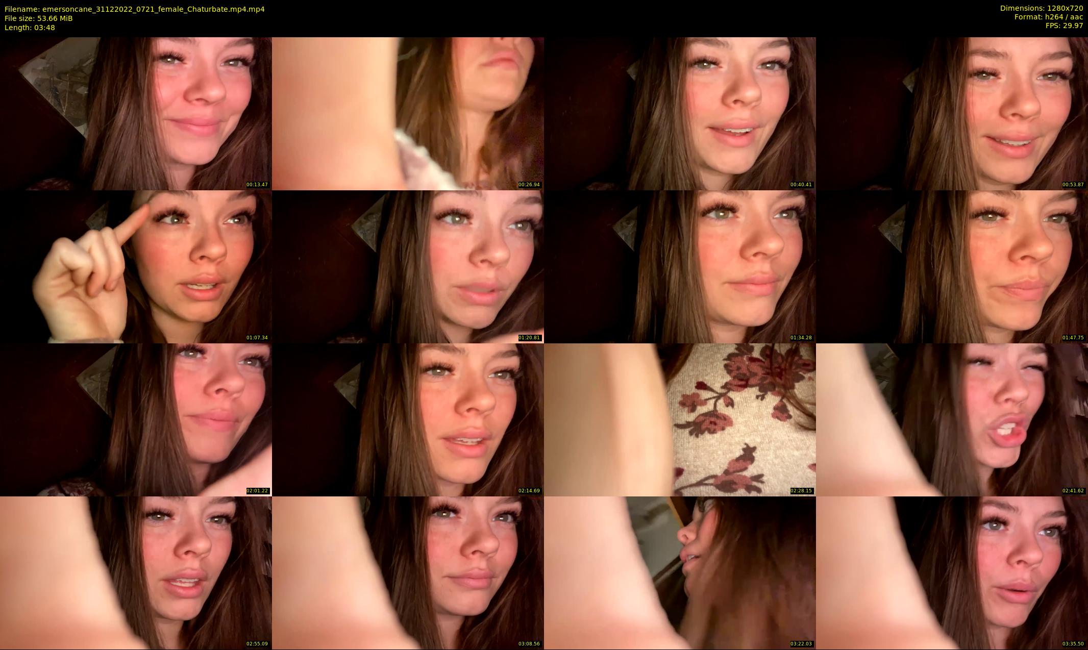 emersoncane — 4 minute Chaturbate female cam show recording, 720p, Dec 31, 2022