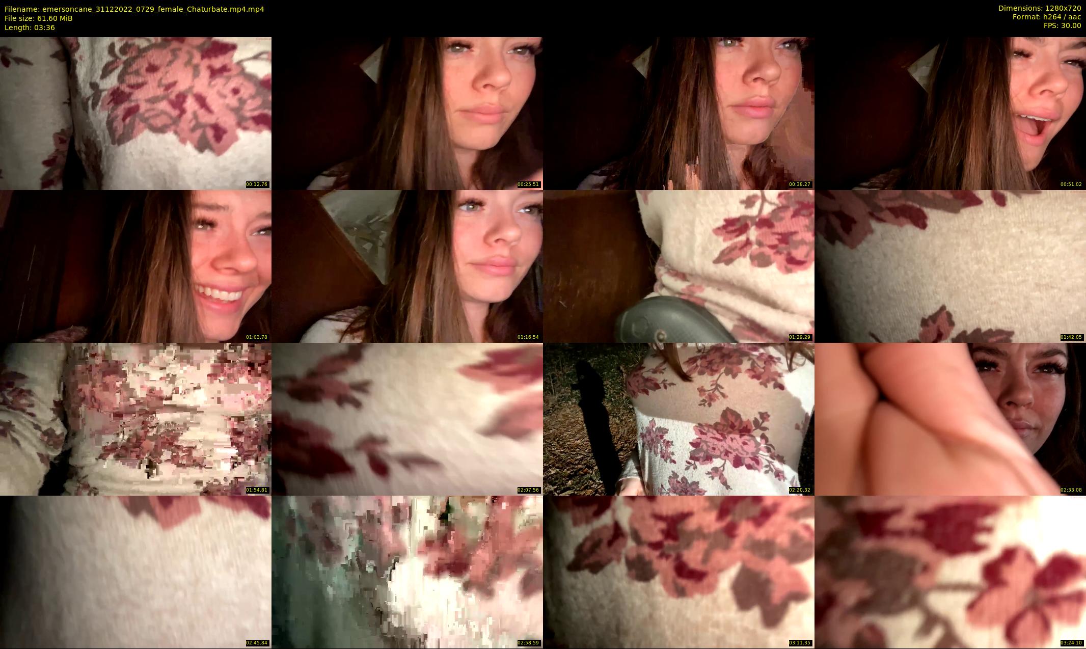 emersoncane — 4 minute Chaturbate female cam show recording, 720p, Dec 31, 2022