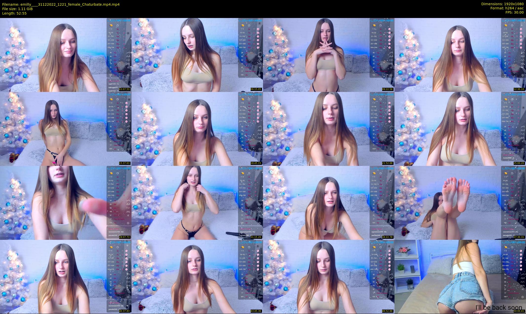 emilly___ — 53 minute Chaturbate female cam show recording, 1080p, Dec 31, 2022