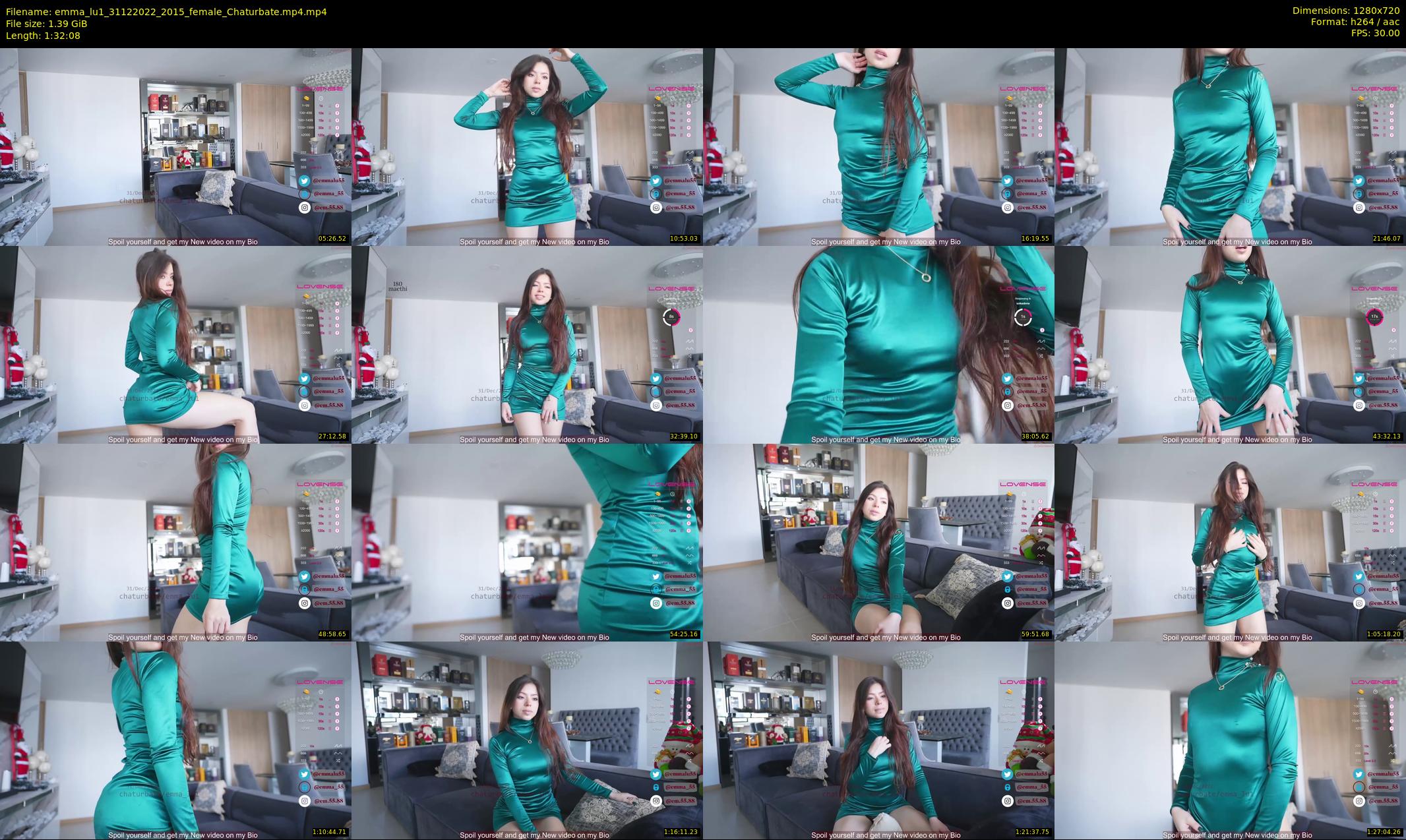 emma_lu1 — 93 minute Chaturbate female cam show recording, 720p, Dec 31, 2022