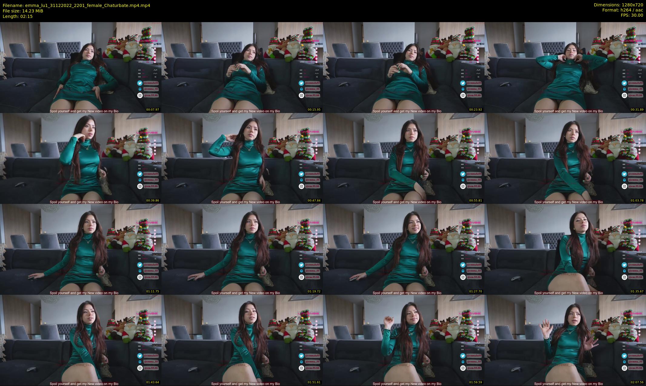 emma_lu1 — 3 minute Chaturbate female cam show recording, 720p, Dec 31, 2022