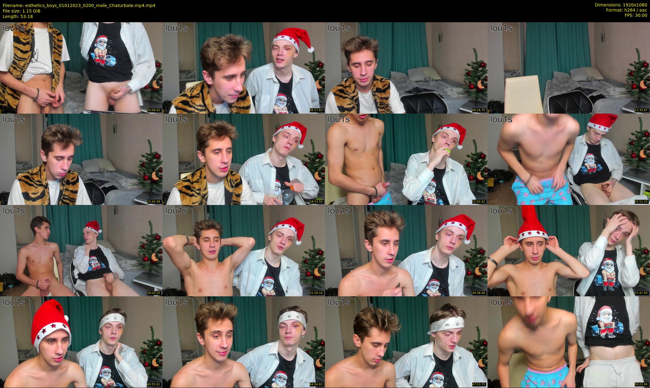 esthetics_boys — 54 minute Chaturbate male cam show recording, 1080p, Jan 1, 2023